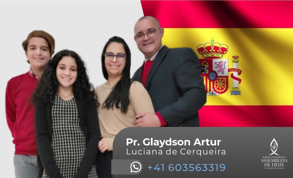 Pastor Glaydson Artur; Luciana de Cerqueira.
