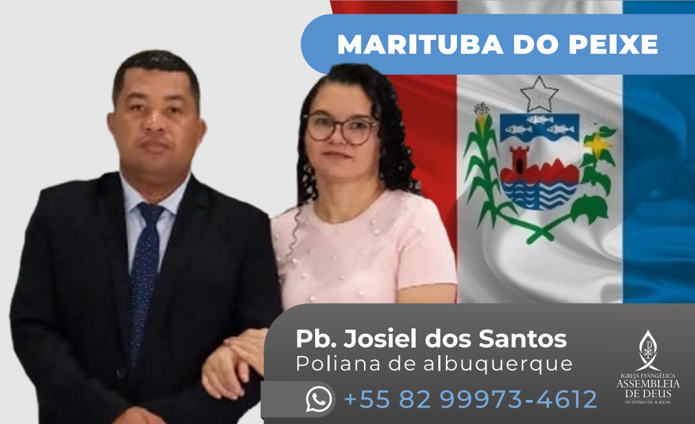 Pastor Josiel dos Santos; Poliana de Albuquerque.