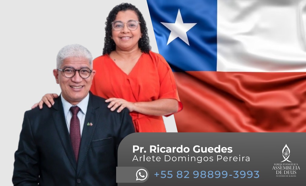 Pastor Ricardo Guedes; Arlete Domingos Pereira.