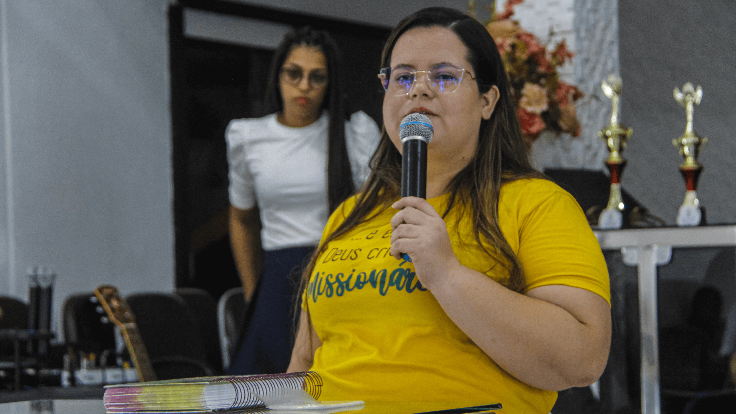 Missionária transcultural Shanderly Araujo (AD Serraria, Maceió).
