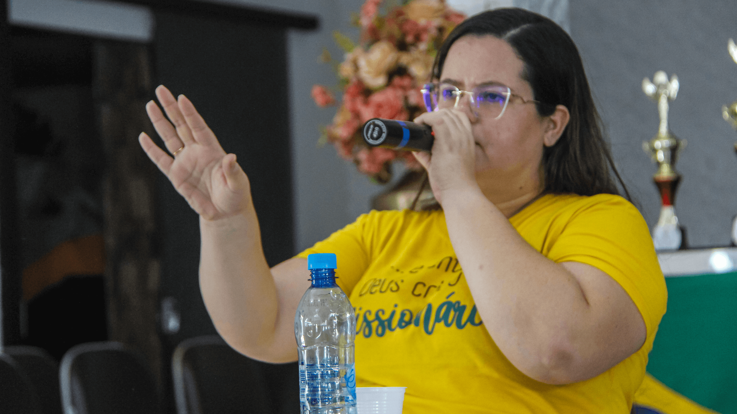 Missionária transcultural Shanderly Araujo (AD Serraria, Maceió).