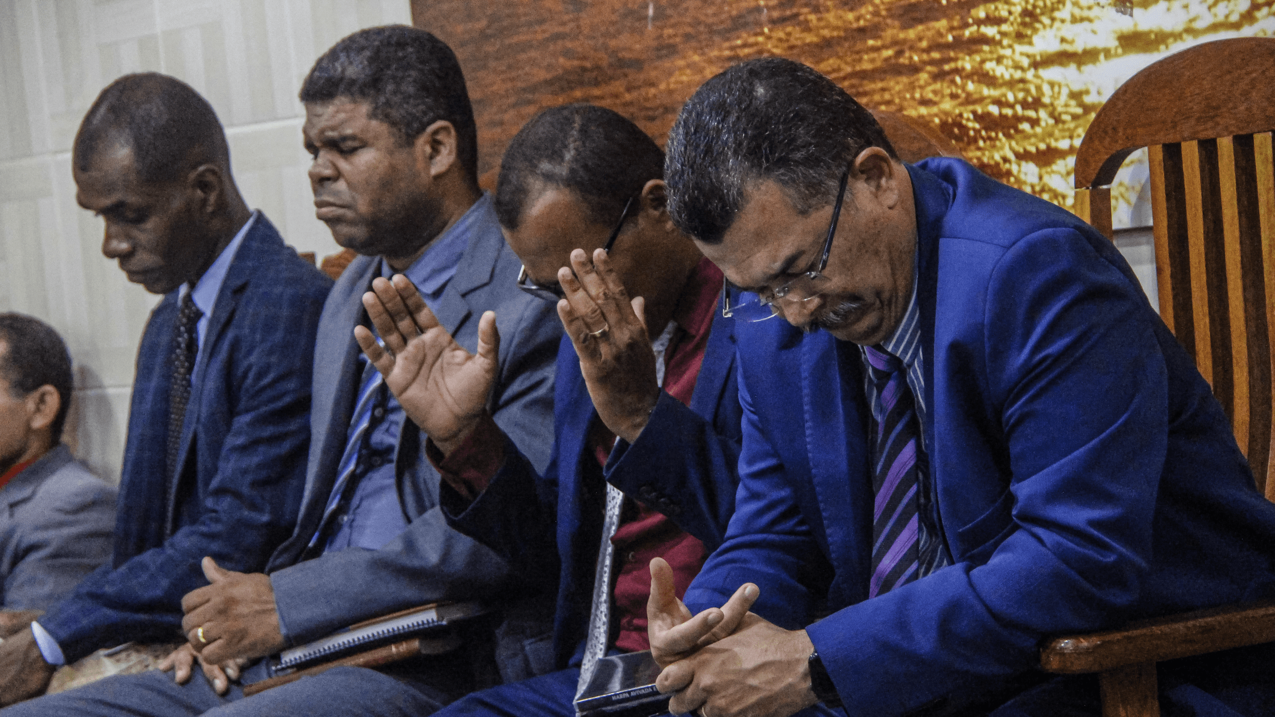 O culto teve a presença do pastor Cláudio Lemos.