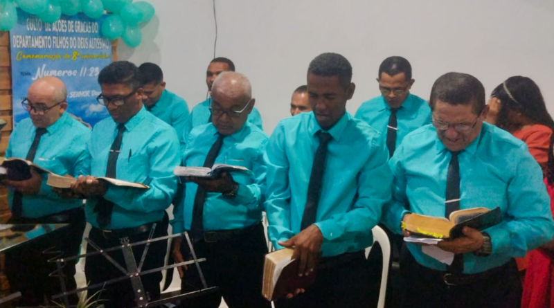 8° aniversário do departamento de senhores Filhos do Deus Altíssimo é celebrado no Nicodemos.