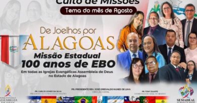 “De joelhos pela missão estadual” é o tema da campanha do mês de agosto lançada pela SEMADEAL.