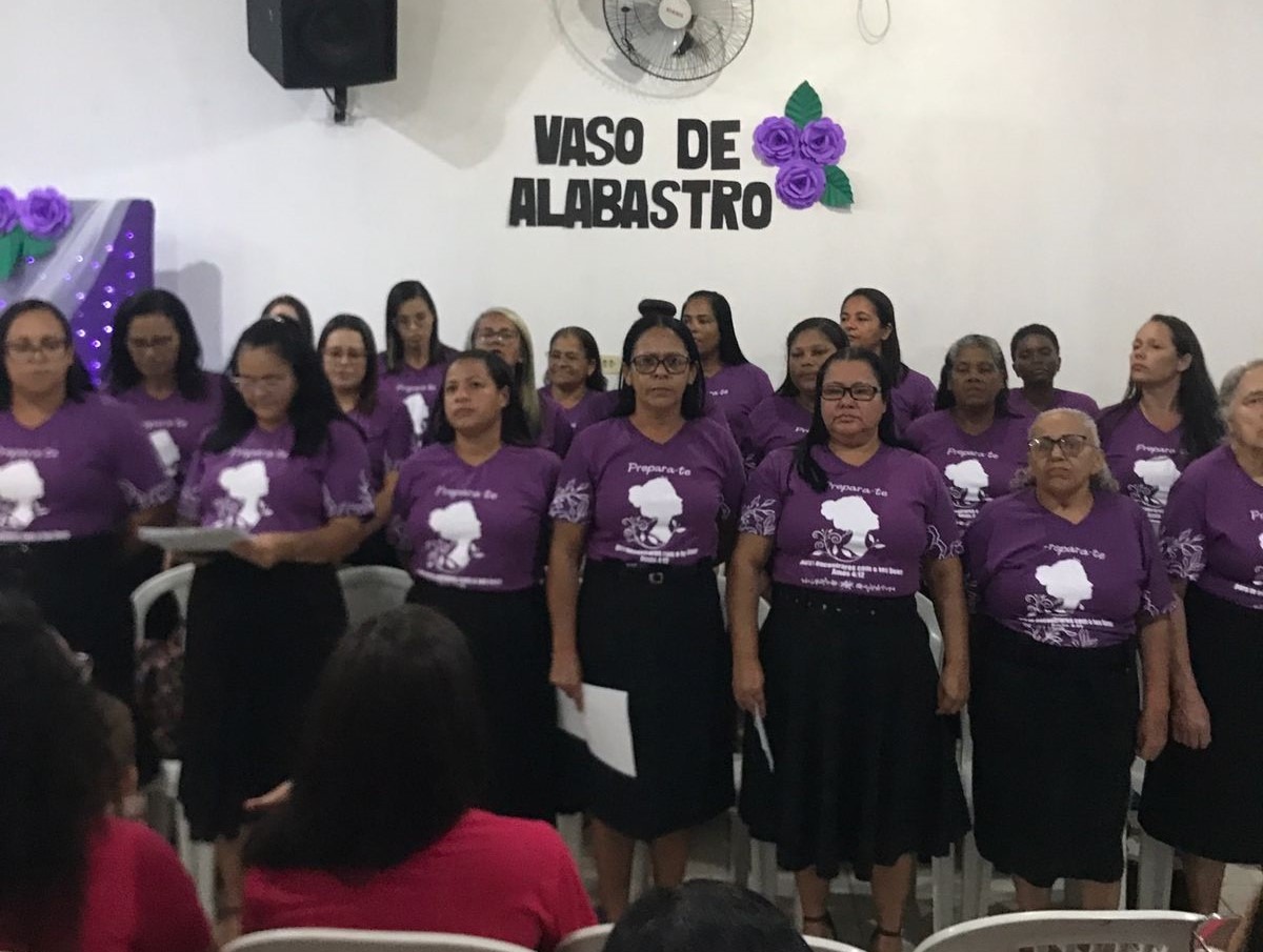 Veja as fotos da festividade das senhoras da congregação Casas Novas – Imagem: Daniela Santos/Mídia AD Chã do Pilar