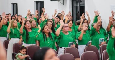 Departamento Heroínas da Fé celebra 45 anos com três cultos de gratidão a Deus – Imagem: Anderson Siqueira/Mídia AD Chã do Pilar