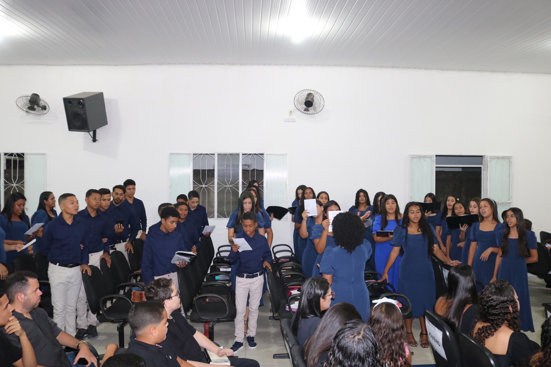 Congregação Manguaba celebra 14 anos do departamento de jovens Shekinah – Imagem: Talisson Matias