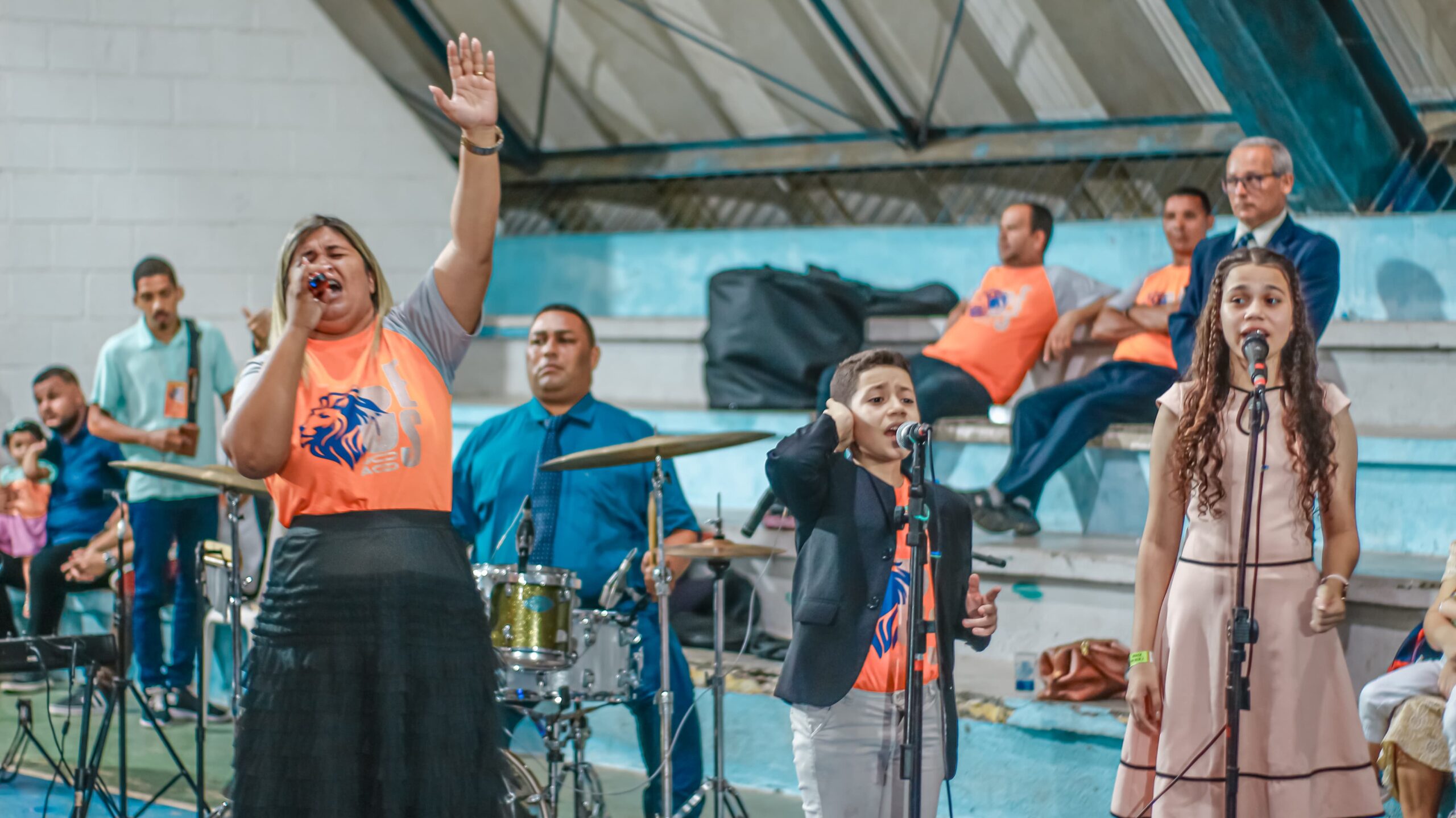 Batismo no Espírito Santo e renovação espiritual marcam o terceiro culto do 9° Aviva – Imagem: Anderson Siqueira/Mídia AD Chã do Pilar