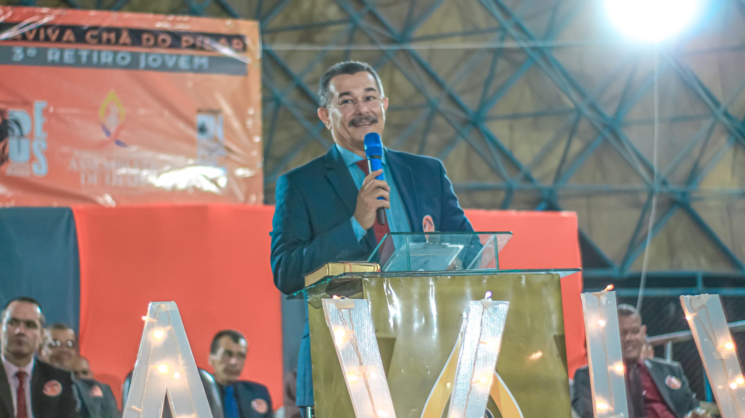 “Deus  restaura o equilíbrio das pessoas”, afirma preletor no encerramento do 9° Aviva – Imagem: Anderson Siqueira/Mídia AD Chã do Pilar