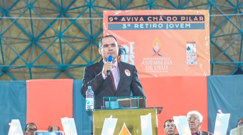 “Deus restaura o equilíbrio das pessoas”, afirma preletor no encerramento do 9° Aviva – Imagem: Anderson Siqueira/Mídia AD Chã do Pilar