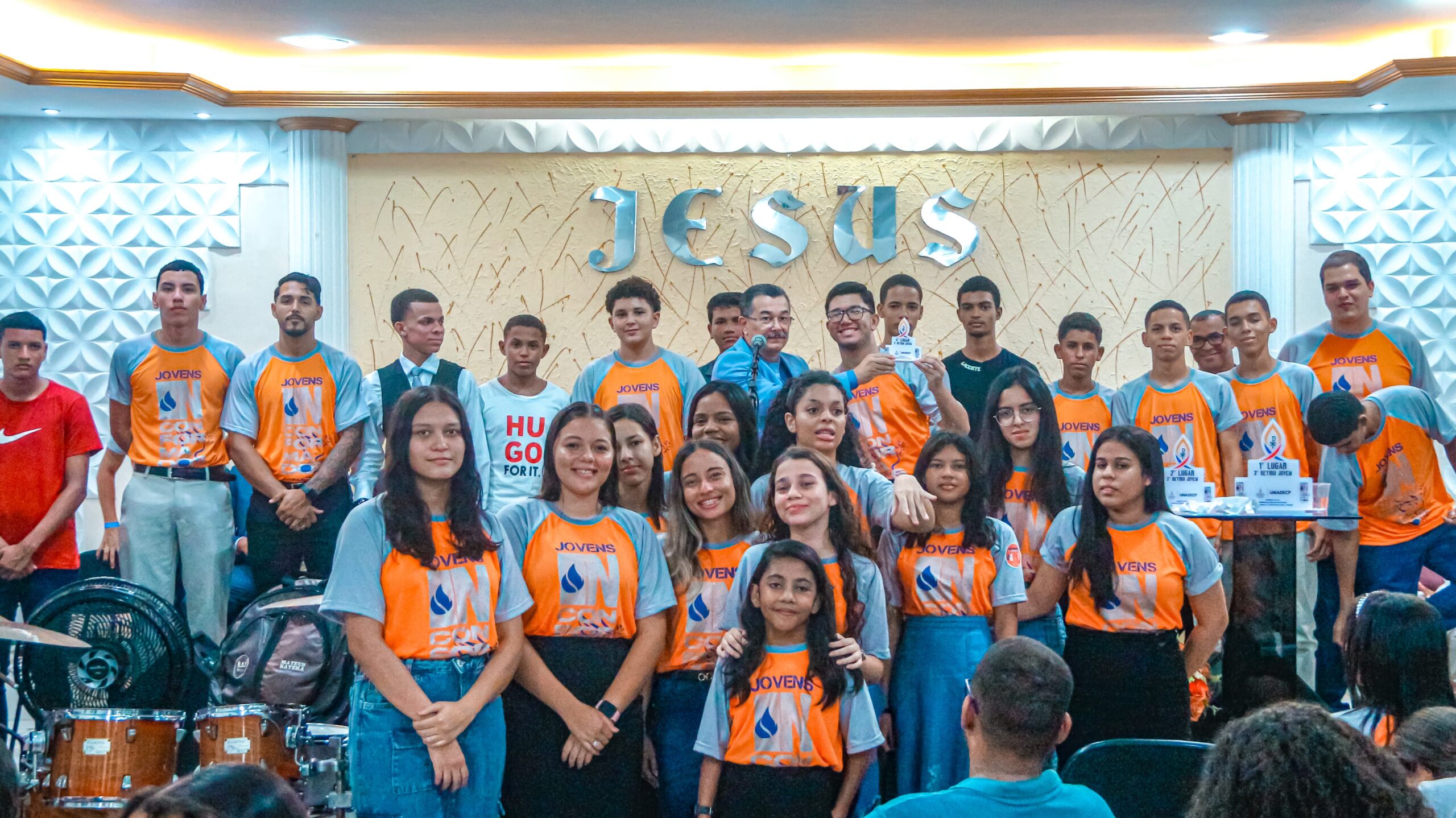 Jovens são batizados no Espírito Santo e profetizam no encerramento do 3º Retiro – Imagem: Anderson Siqueira/Mídia AD Chã do Pilar