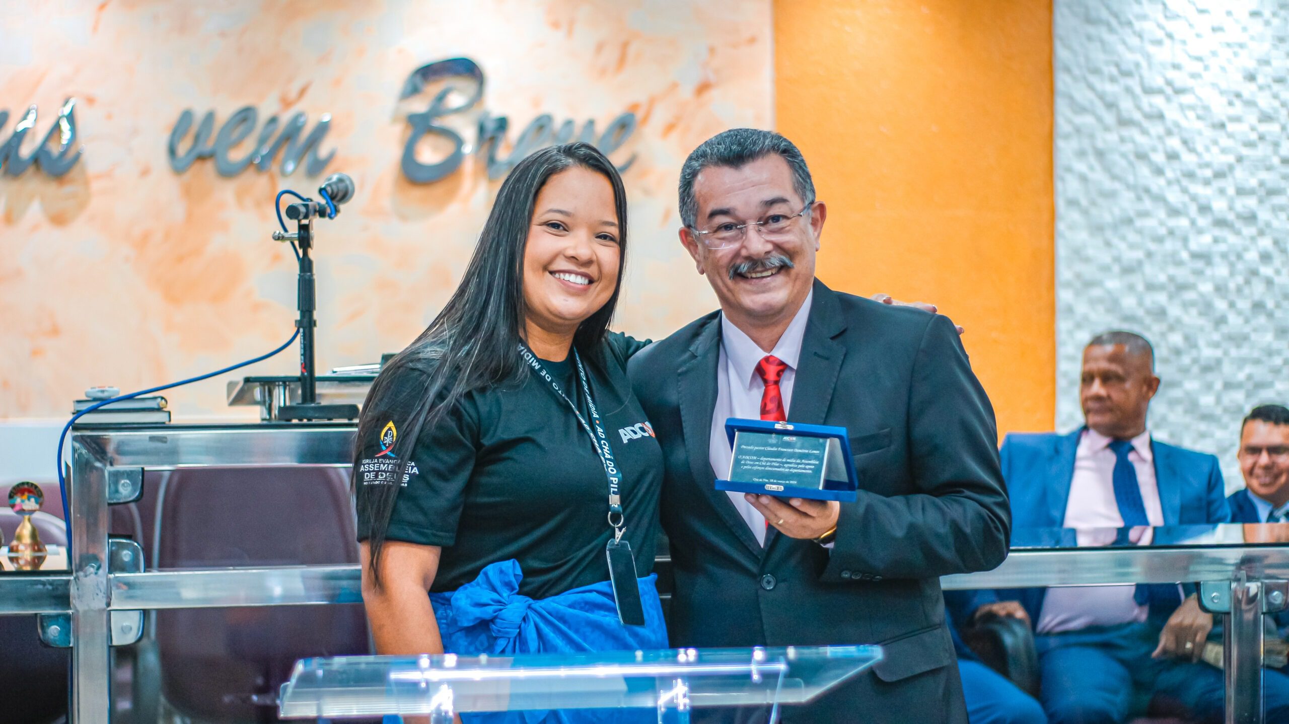 AD Chã do Pilar realiza culto de gratidão pelos dois anos do departamento de mídia – Imagem: Anderson Siqueira, Iasmin Oliveira/Mídia AD Chã do Pilar