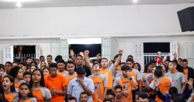 Duas pessoas retornaram para Cristo no 1° Encontro Jovem de 2024 – Imagem: Anderson Siqueira/Mídia AD Chã do Pilar