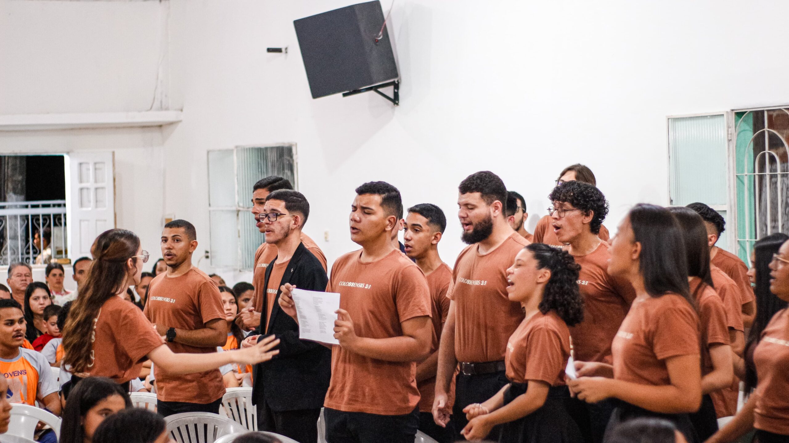 Duas pessoas retornaram para Cristo no 1° Encontro Jovem de 2024 – Imagem: Anderson Siqueira/Mídia AD Chã do Pilar