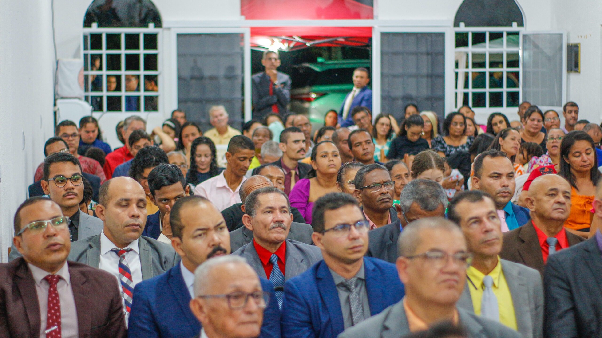 Pastor-presidente participa da inauguração do novo templo da congregação Casas Novas – Imagem: Anderson Siqueira/Mídia AD Chã do Pilar