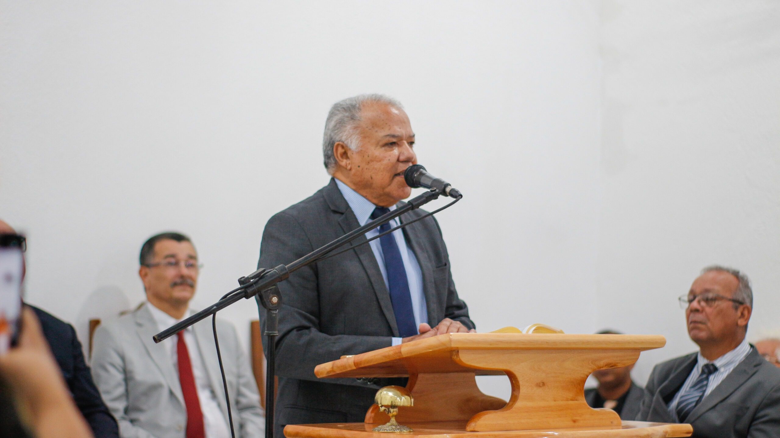 Pastor-presidente participa da inauguração do novo templo da congregação Casas Novas – Imagem: Anderson Siqueira/Mídia AD Chã do Pilar