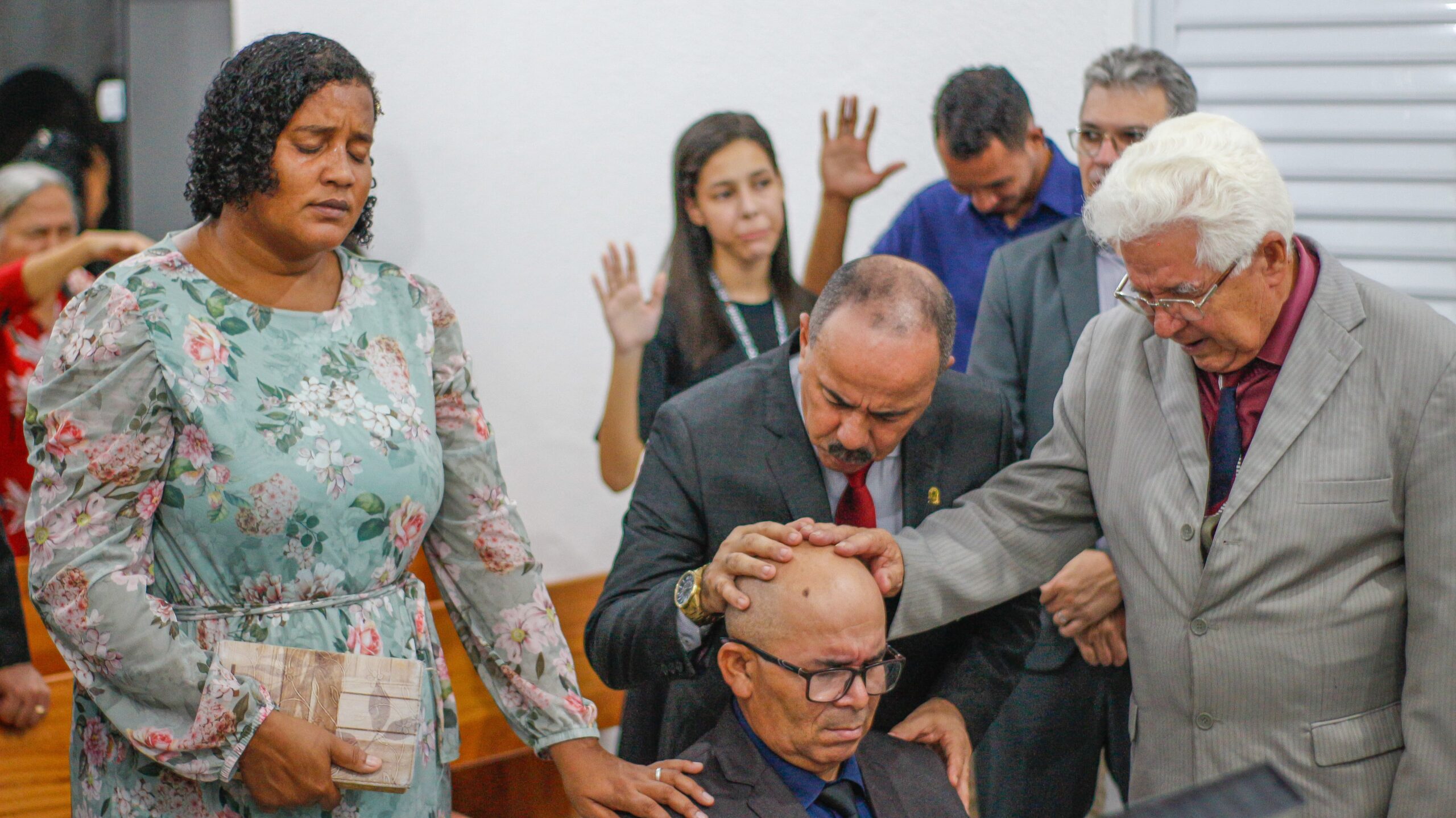 Pastor-presidente participa da inauguração do novo templo da congregação Casas Novas – Imagem: Anderson Siqueira/Mídia AD Chã do Pilar