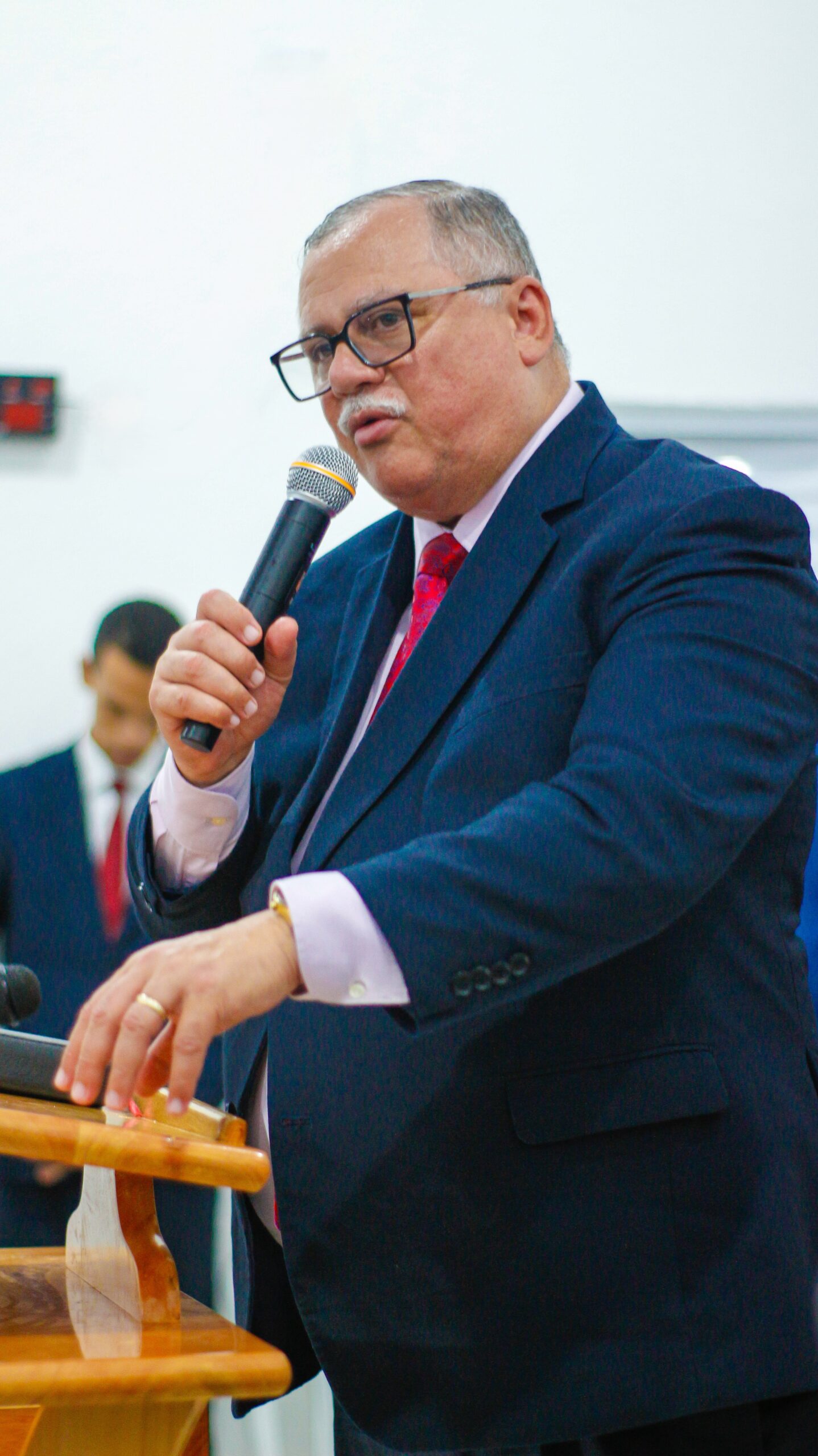Pastor-presidente participa da inauguração do novo templo da congregação Casas Novas – Imagem: Anderson Siqueira/Mídia AD Chã do Pilar