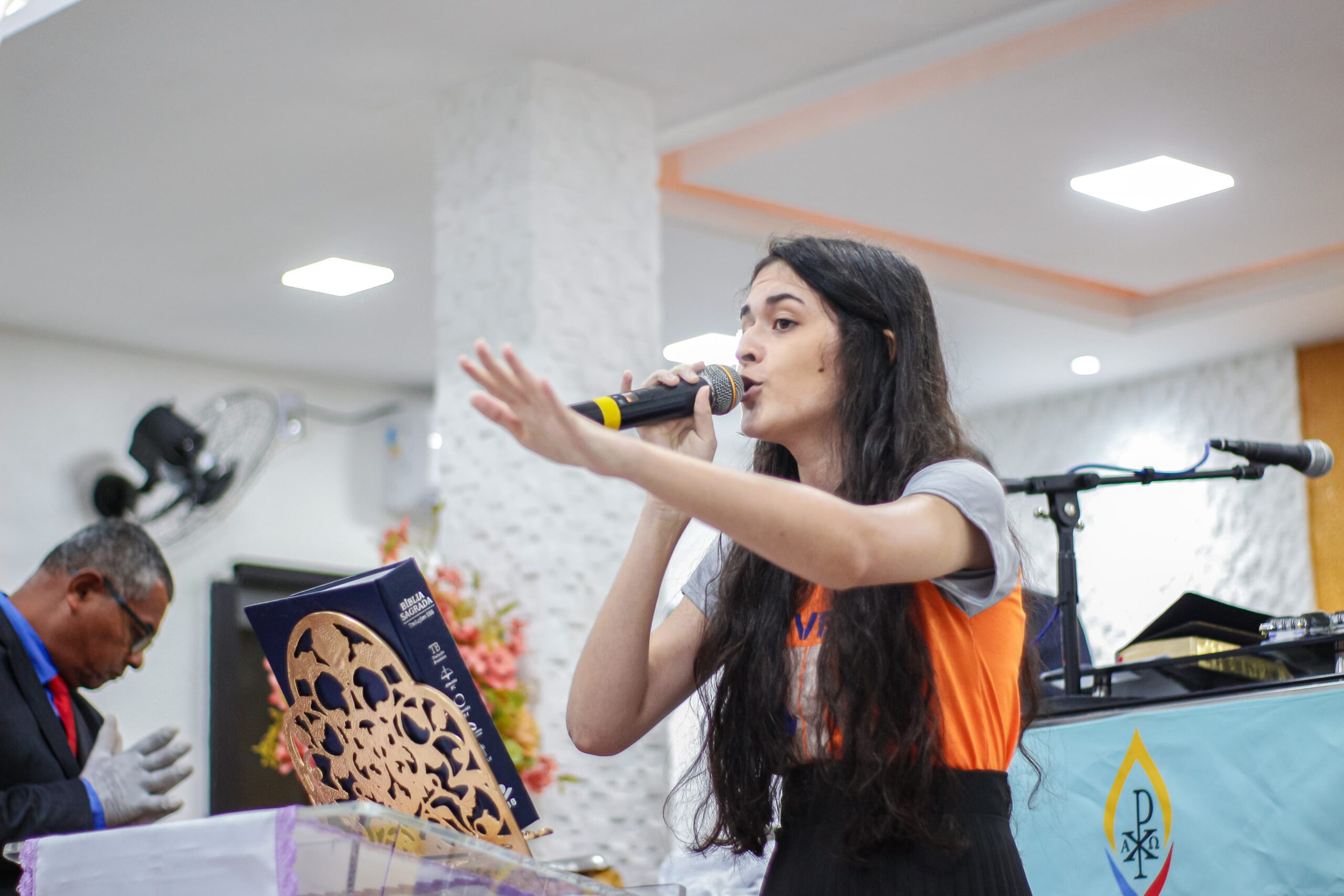 Centenas de pessoas participam da Santa Ceia de maio da AD Chã do Pilar – Imagem: Anderson Siqueira/Mídia AD Chã do Pilar