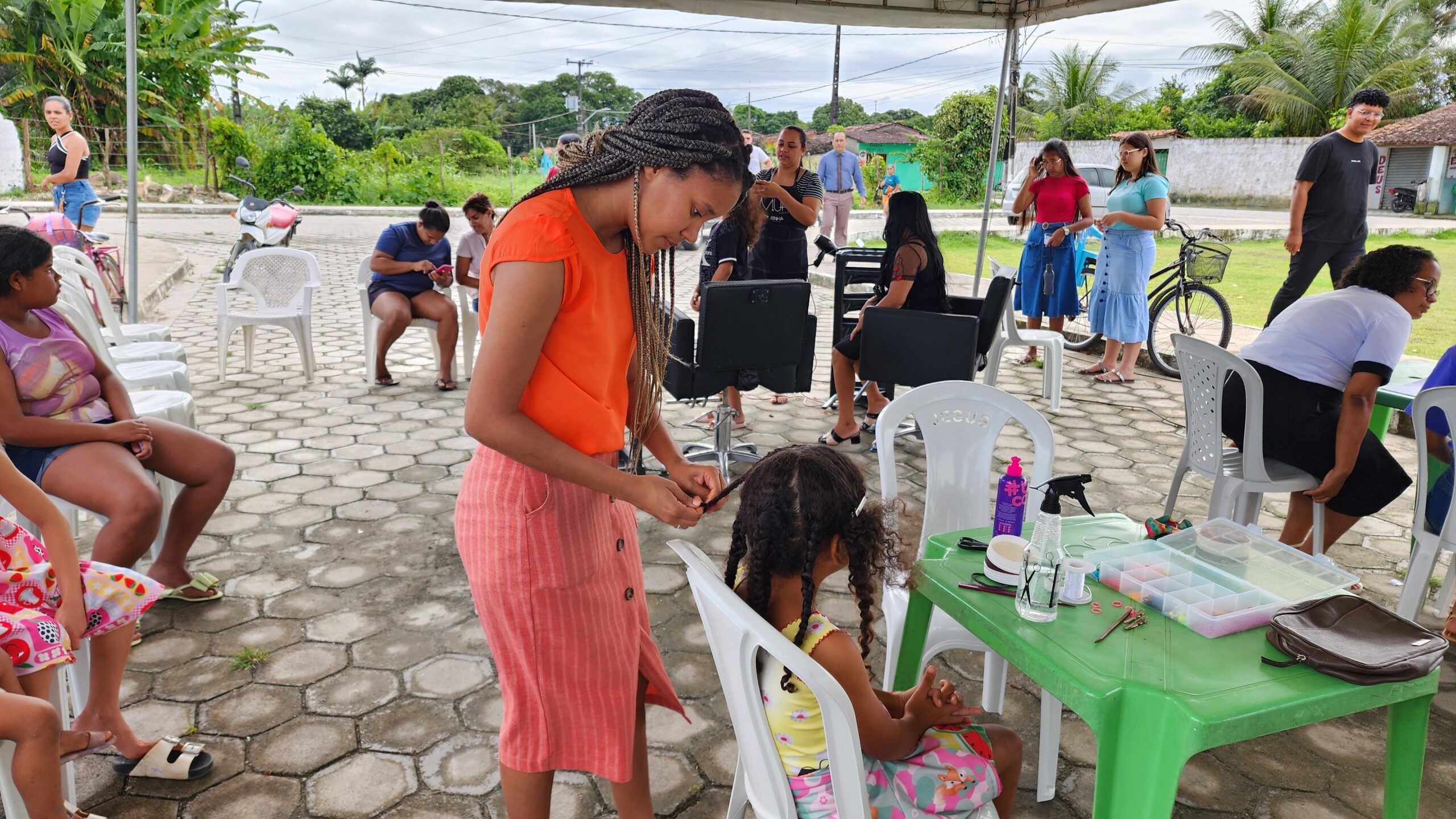 SEMADECP realiza o segundo dia do MEP com evangelismo, ação social e culto infantil – Imagem: Nataniely Nogueira/Mídia AD Chã do Pilar