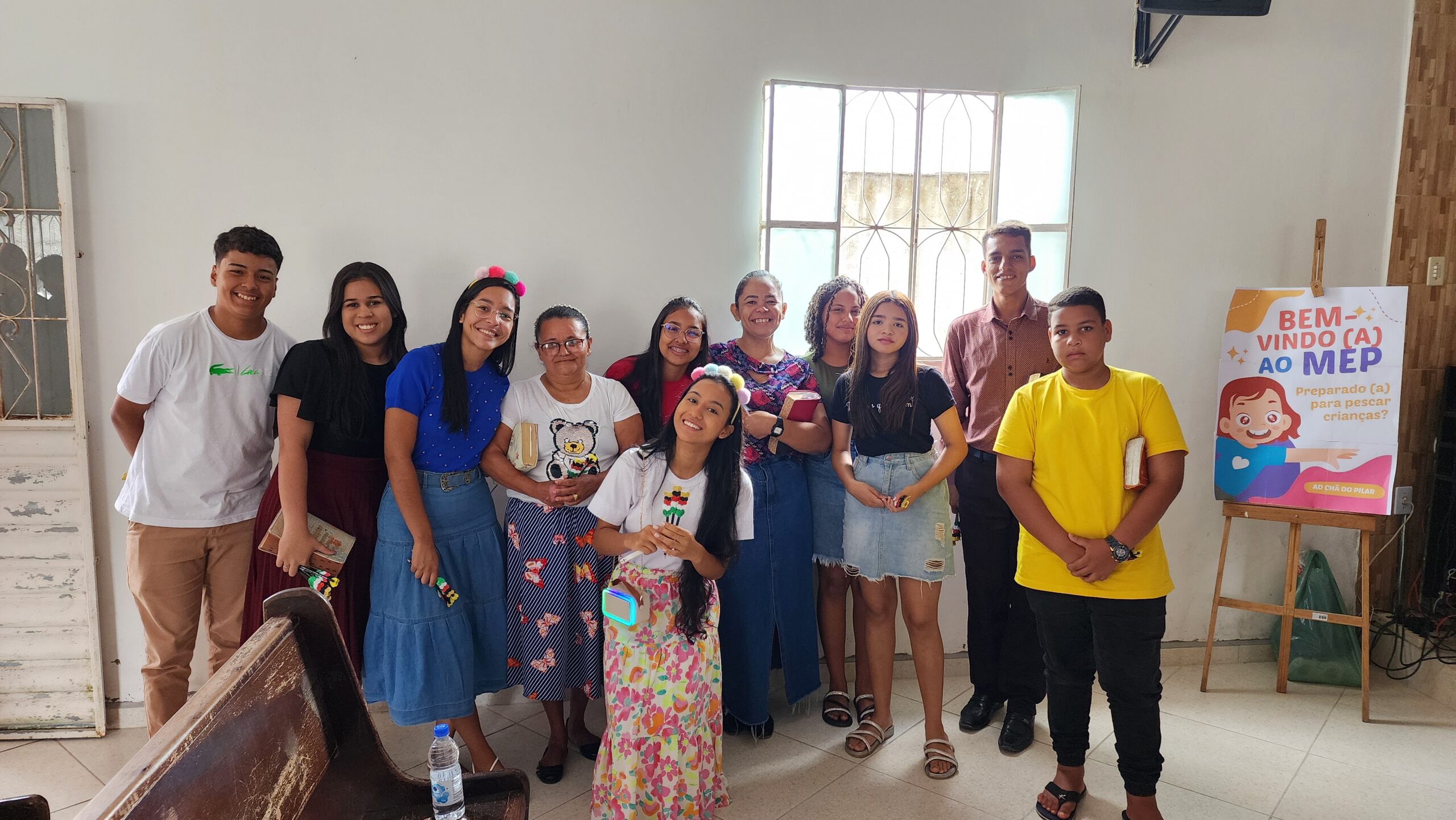 SEMADECP realiza o segundo dia do MEP com evangelismo, ação social e culto infantil – Imagem: Nataniely Nogueira/Mídia AD Chã do Pilar