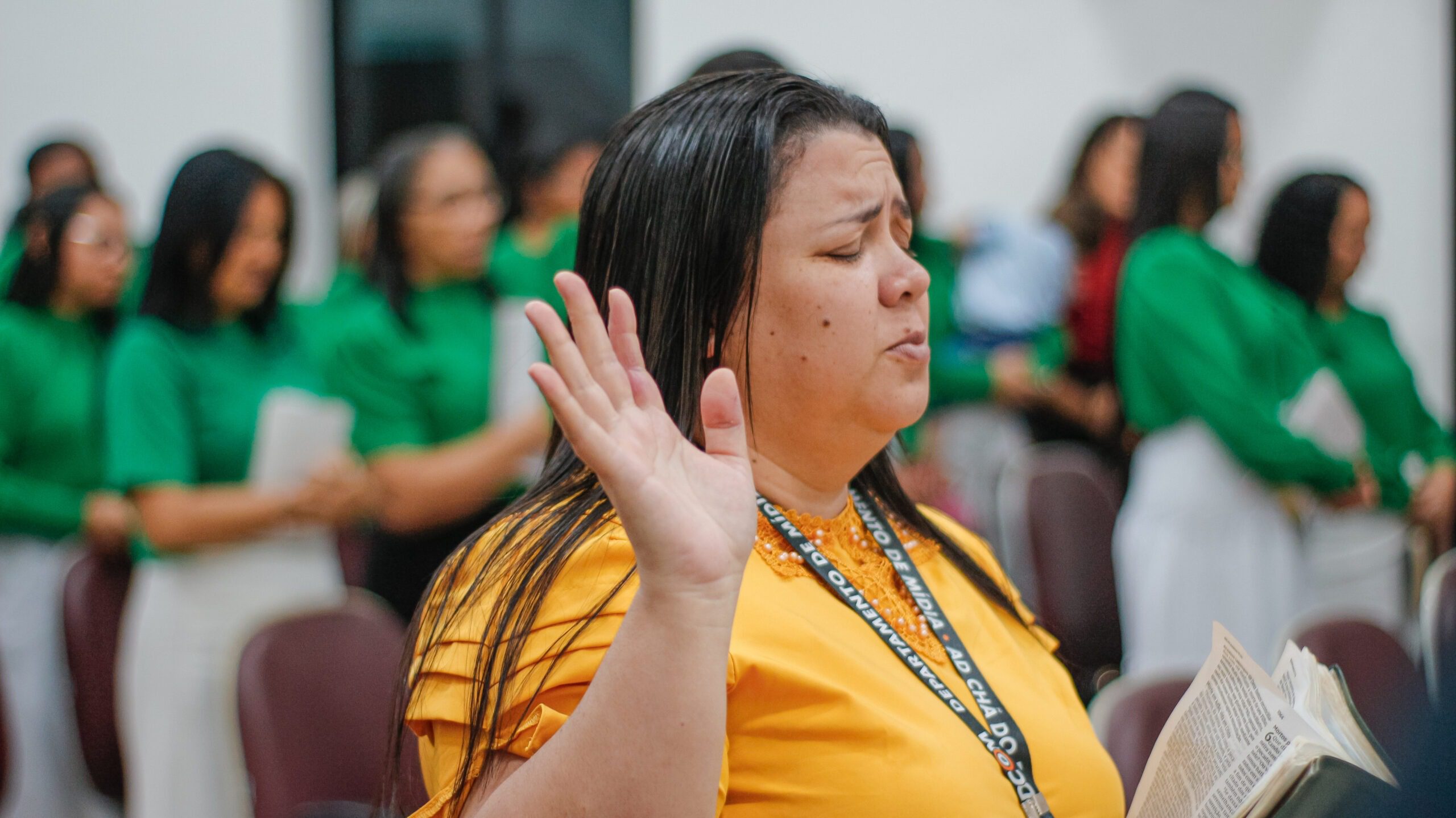 Santa Ceia: “quando erramos o nome de Cristo é quem sofre”, afirma pastor Cláudio – Imagem: Anderson Siqueira/Mídia AD Chã do Pilar