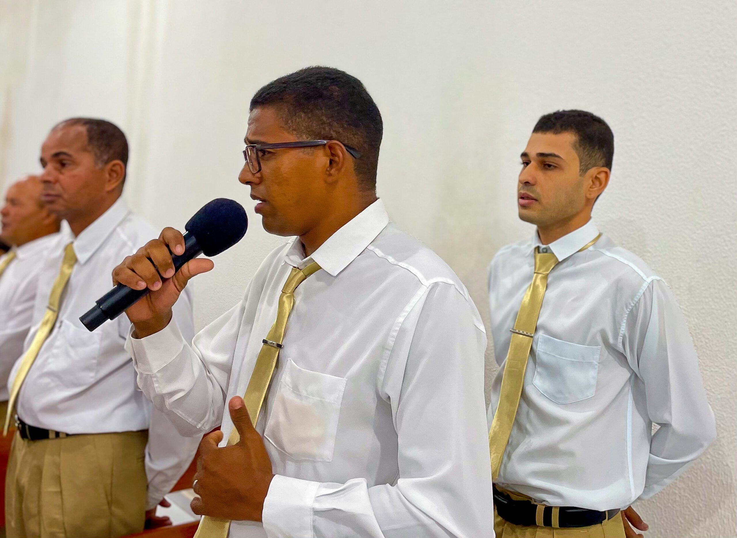 Segundo aniversário do departamento de senhores Gideões de Cristo acontece no Imburí – Imagem: Yara Noemy/Mídia AD Chã do Pilar