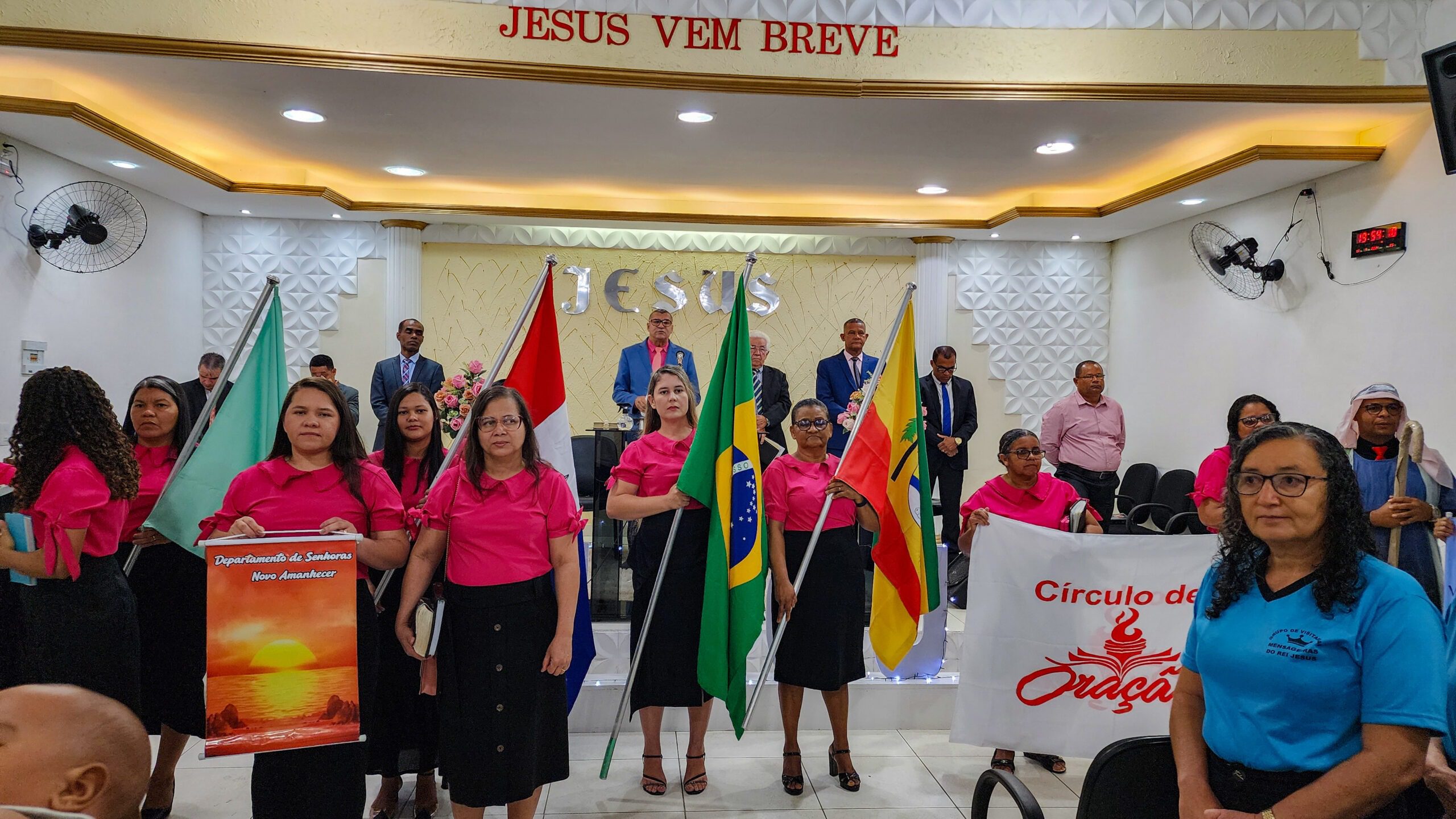 Manguaba: departamento de senhoras Novo Amanhecer celebra o 17° aniversário - Imagem: Nataniely Nogueira; Adimael Siqueira/ADCOM