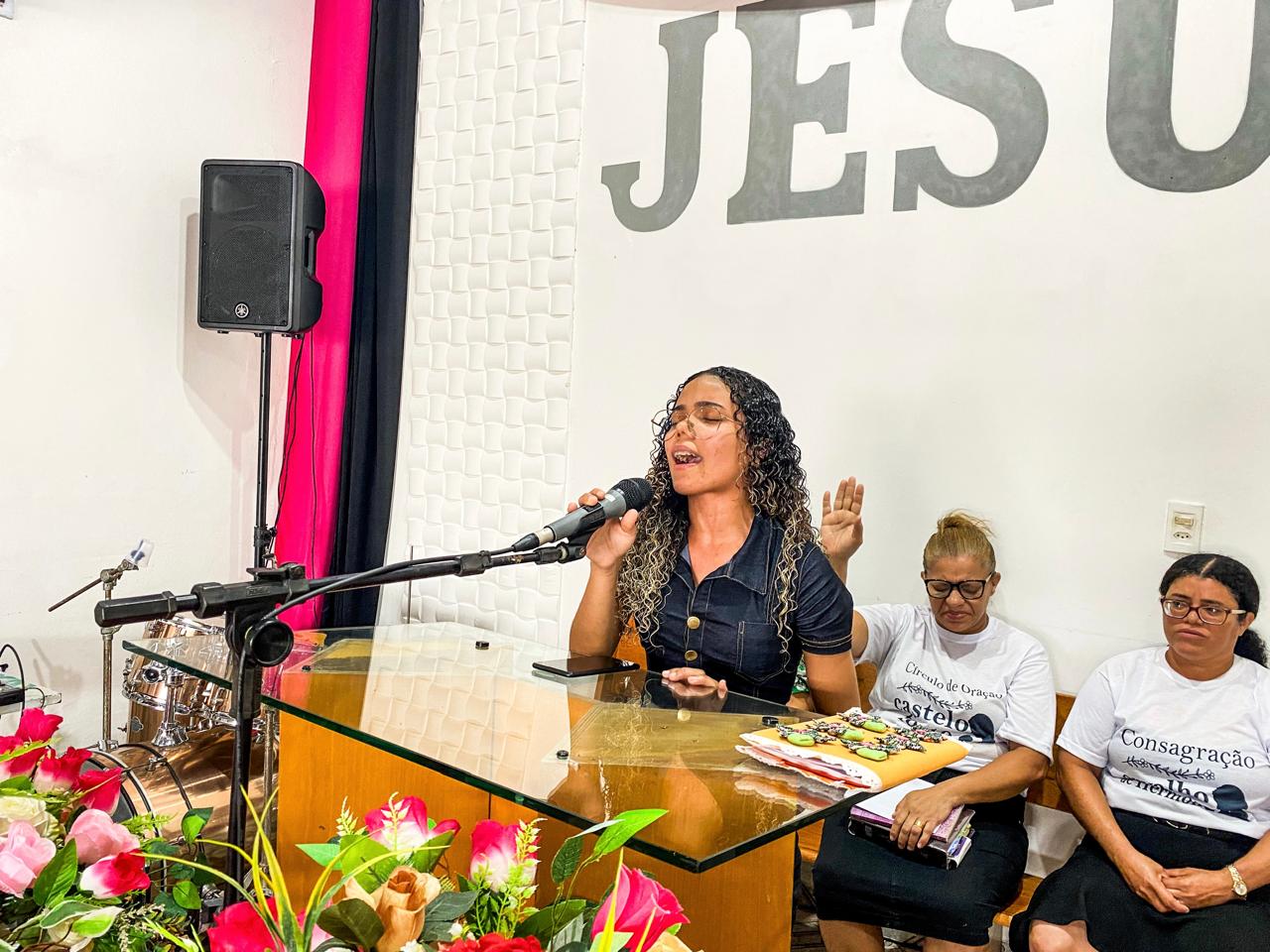 Congregação Nicodemos: departamento de senhoras Rosa de Saron realiza o 10° aniversário – Imagem: Gleyce Stefanny/ADCOM