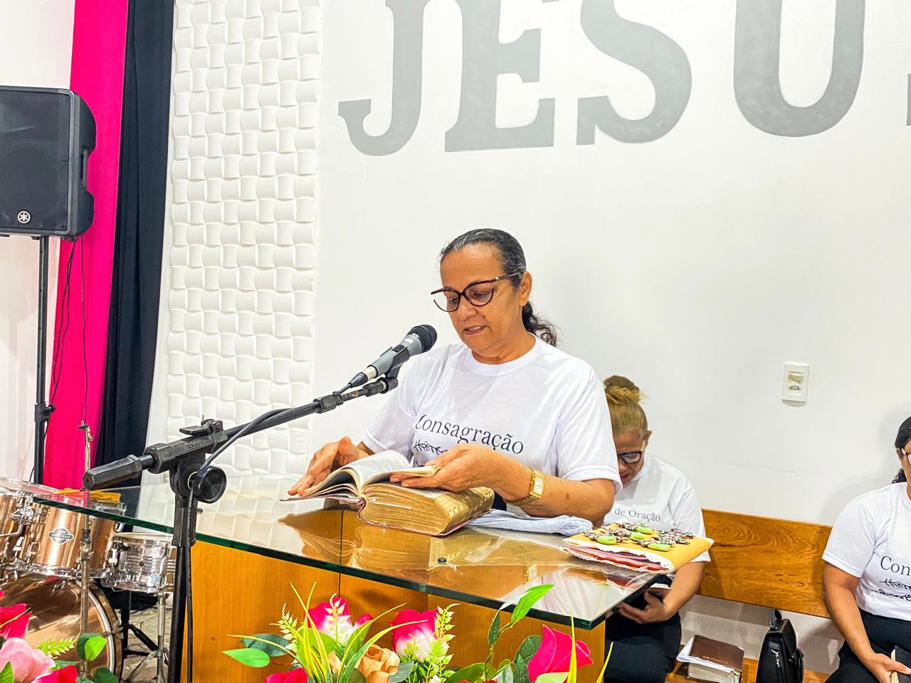 Congregação Nicodemos: departamento de senhoras Rosa de Saron realiza o 10° aniversário – Imagem: Gleyce Stefanny/ADCOM