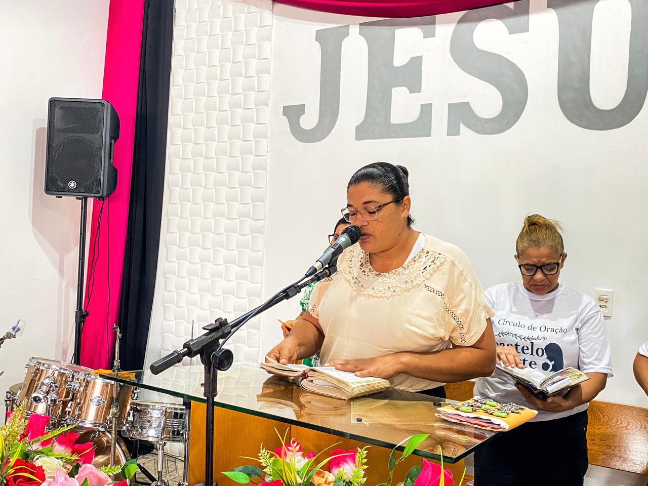 Congregação Nicodemos: departamento de senhoras Rosa de Saron realiza o 10° aniversário – Imagem: Gleyce Stefanny/ADCOM