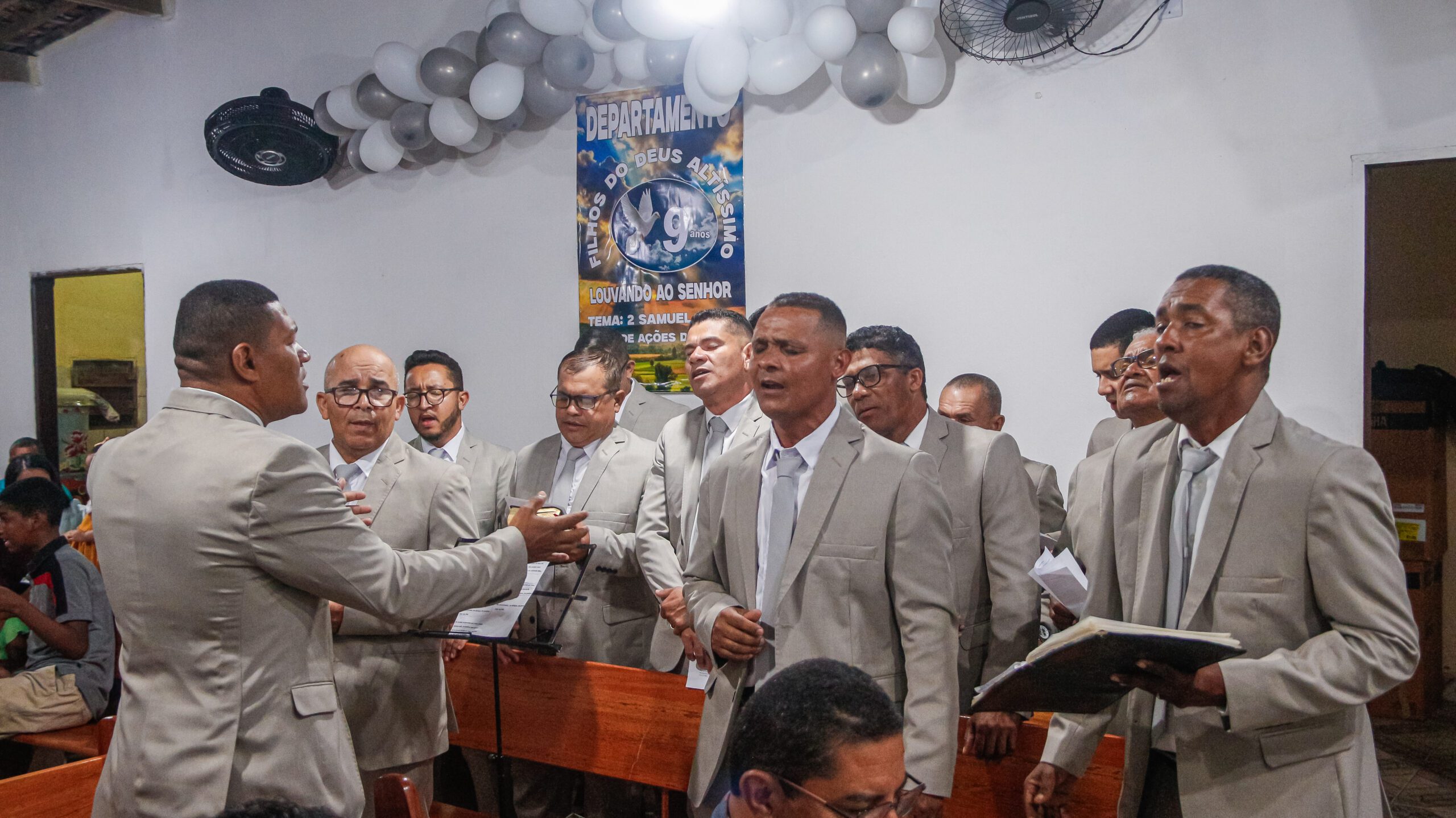 Congregação Nicodemos celebra o 9° aniversário do departamento Filhos do Deus Altíssimo
