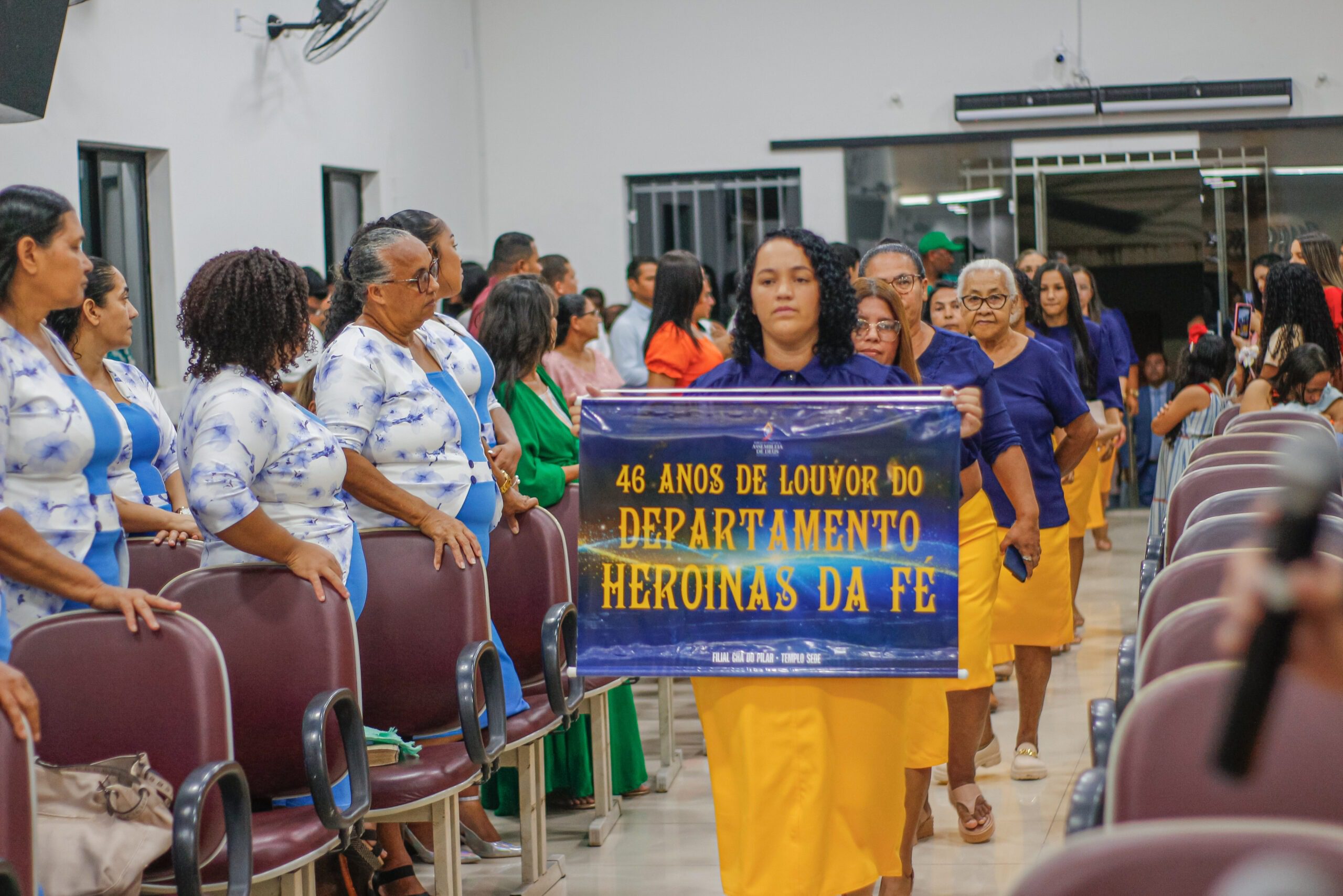 46 anos de Heroínas da Fé: templo sede realiza cultos de gratidão com as senhoras - Imagem: Anderson Siqueira/ADCOM