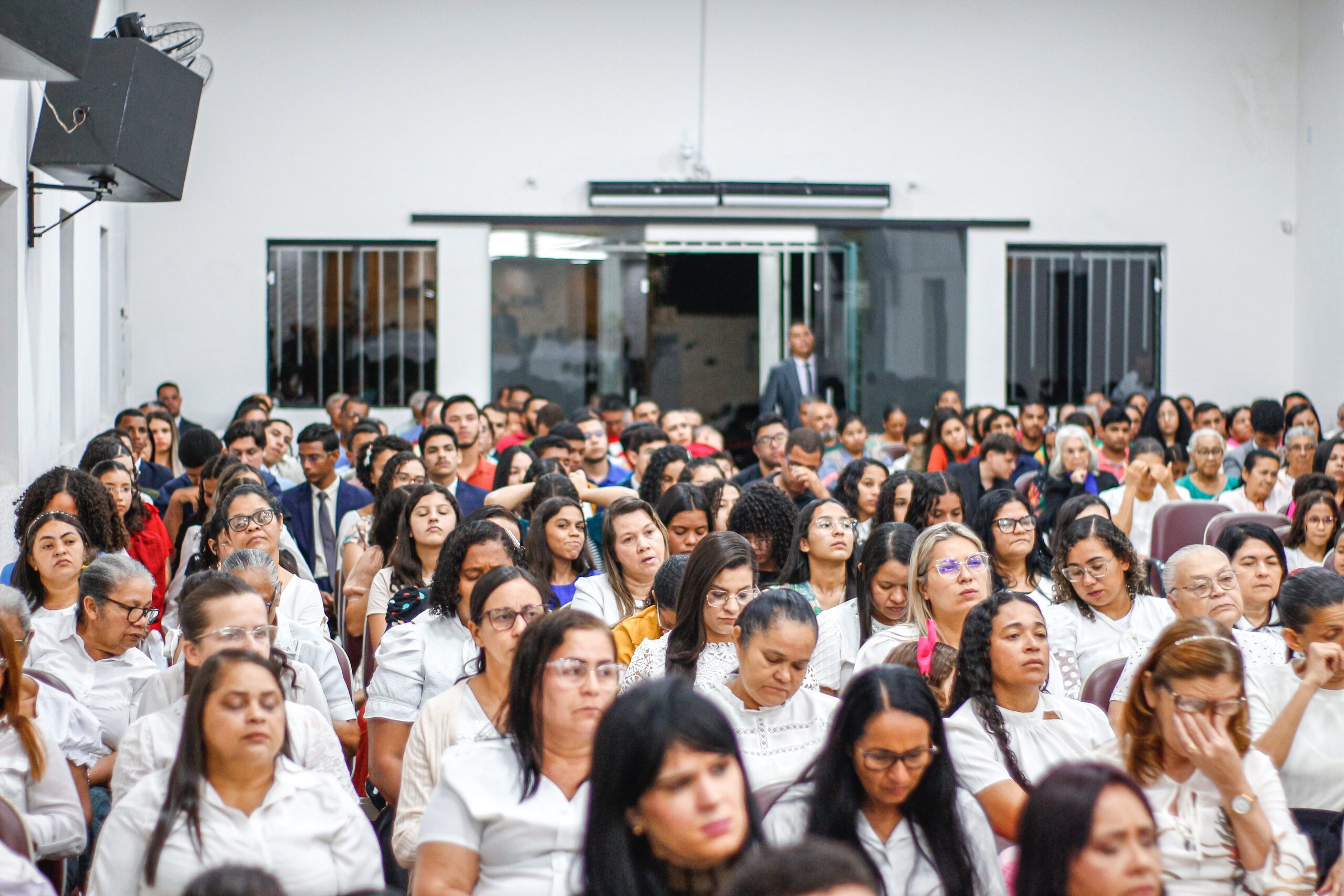 Missionário Pedro Tavares ministra na Santa Ceia de setembro da AD Chã do Pilar – Imagem: Anderson Siqueira/ADCOM