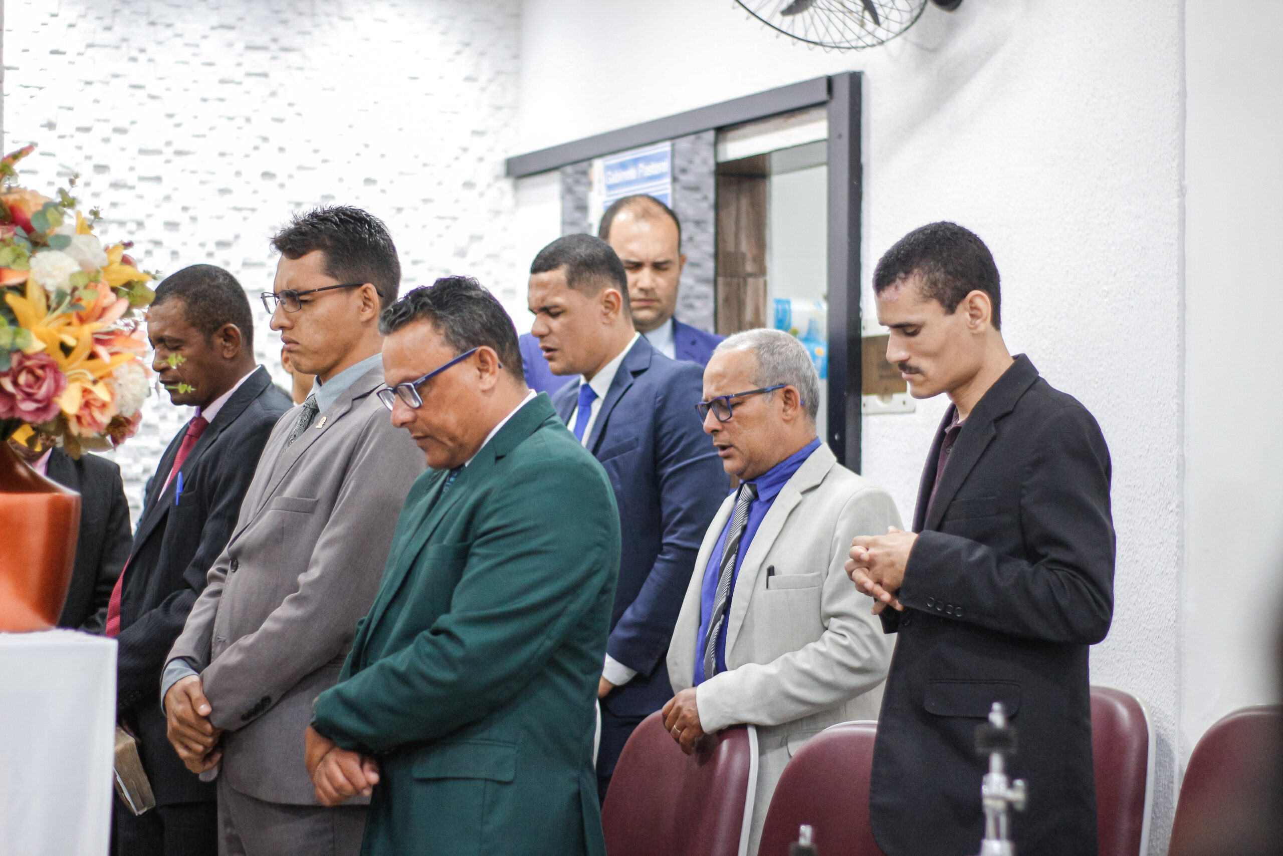 Missionário Pedro Tavares ministra na Santa Ceia de setembro da AD Chã do Pilar – Imagem: Anderson Siqueira/ADCOM