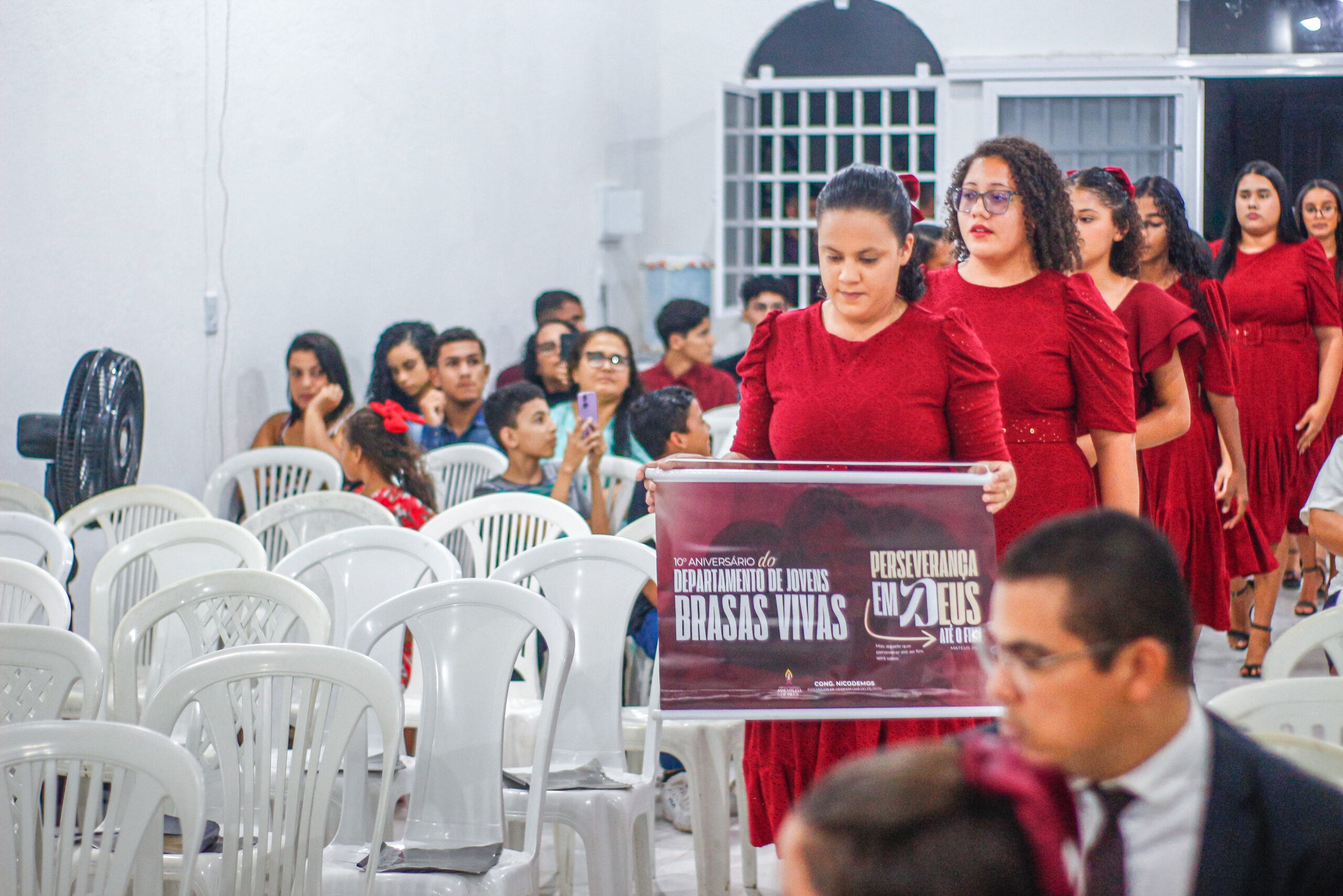 Congregação Nicodemos: “Perseverança em Deus até o fim” foi o lema do 10º aniversário do departamento Brasas Vivas - Imagem: Anderson Siqueira/ADCOM