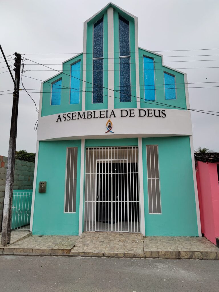 Templo da AD Chã do Pilar no povoado Mangabeira – Imagem: ADCOM / Mídia AD Chã do Pilar