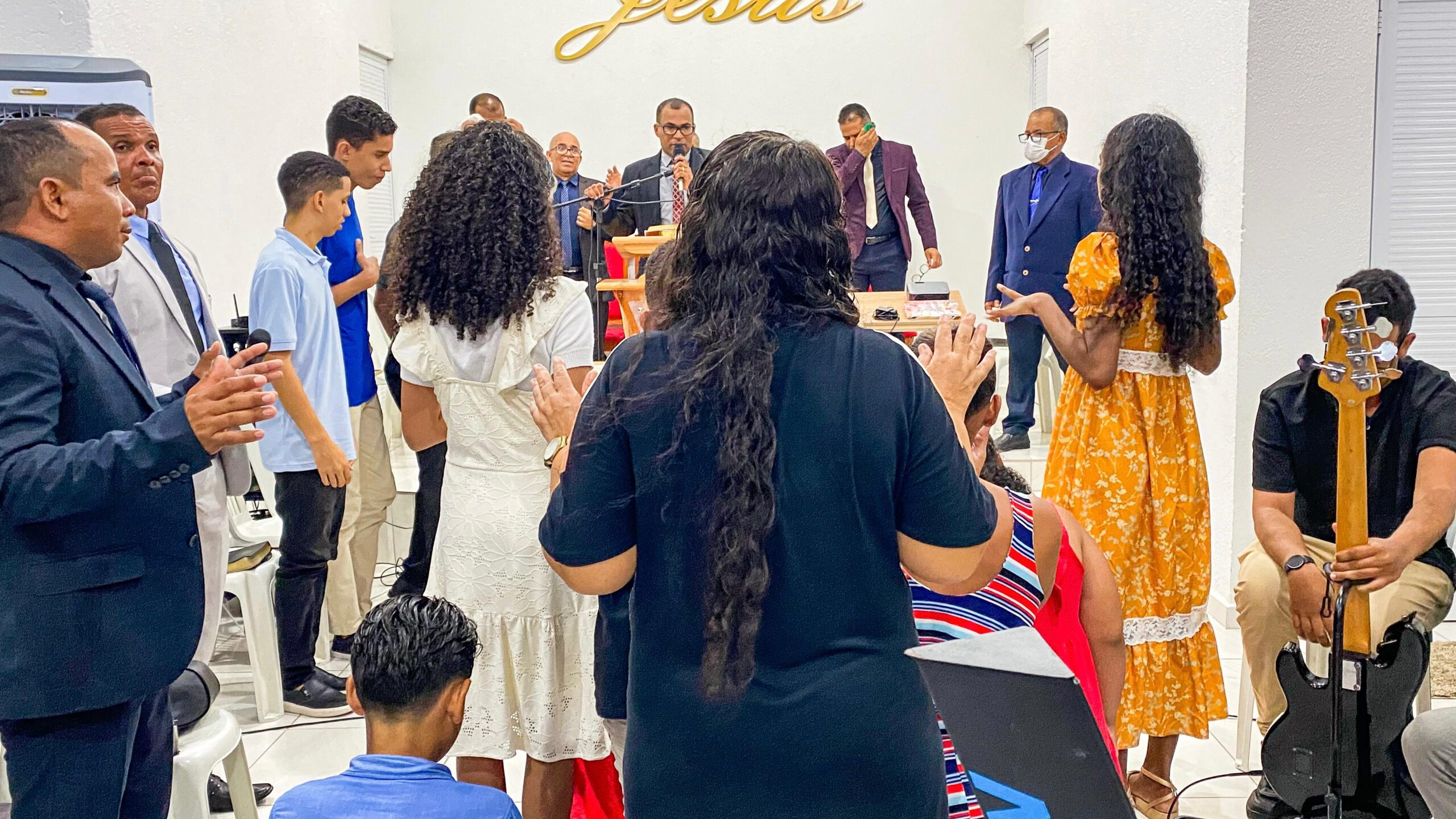 14 pessoas aceitam a Jesus no culto de missões de fevereiro da AD Chã do Pilar – Imagem: ADCOM