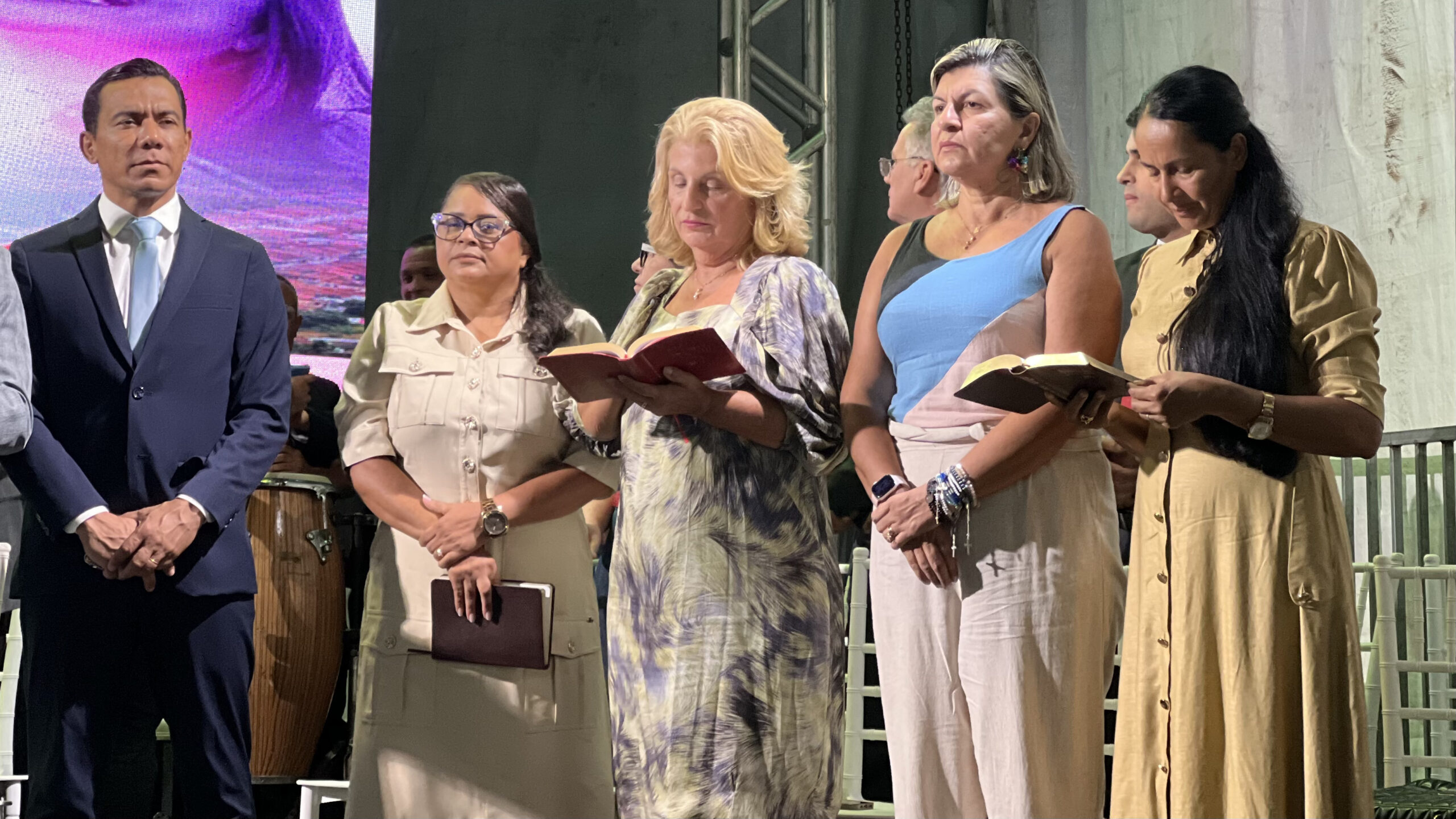 Mais de mil pessoas participam de culto de gratidão da vereadora Geane Veloso - Imagem: Ruan Max/ADCOM