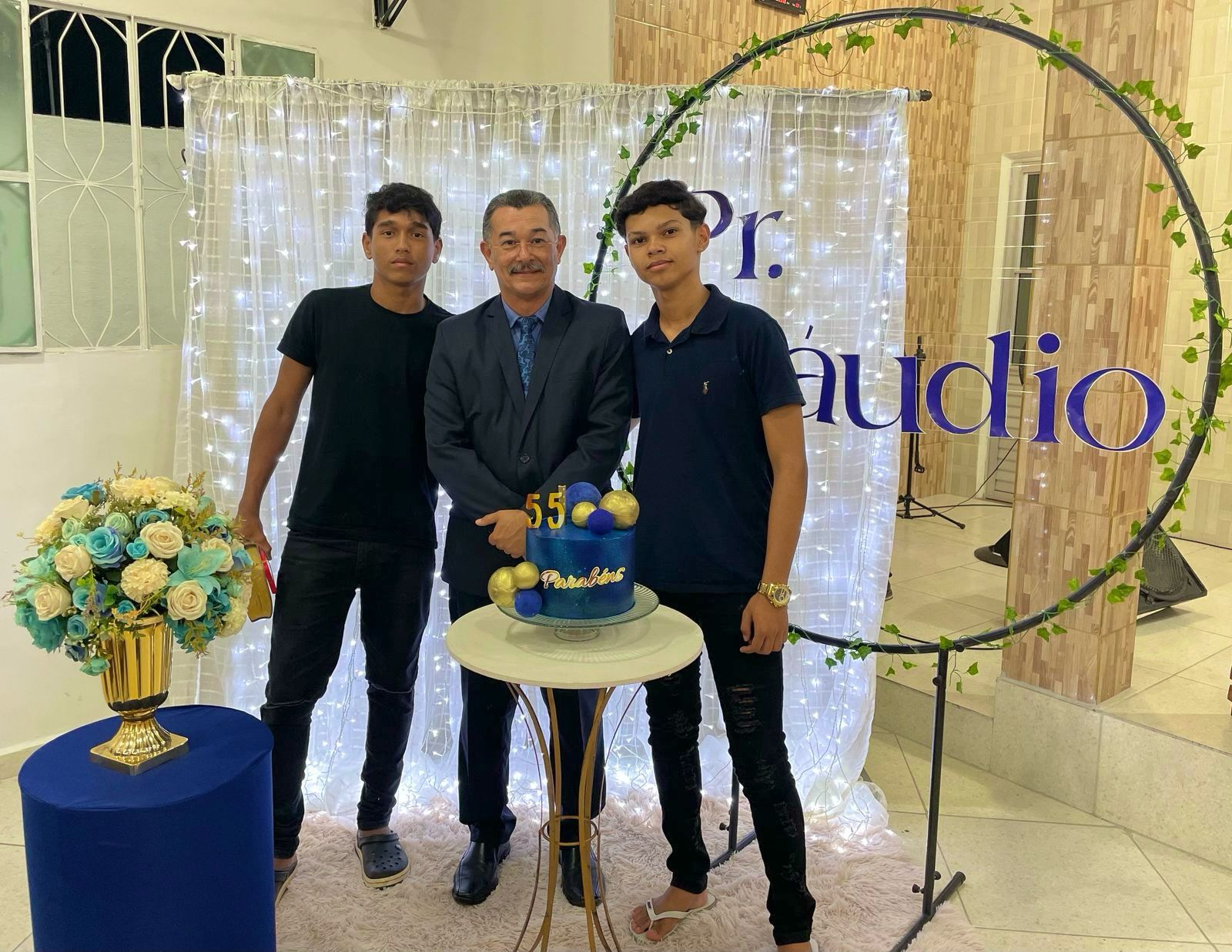 AD Chã do Pilar celebra os 55 anos do pastor Cláudio Lemos – Imagem: Silmara Dantas/ADCOM