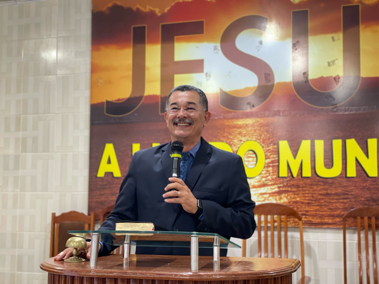 AD Chã do Pilar celebra os 55 anos do pastor Cláudio Lemos – Imagem: Silmara Dantas/ADCOM