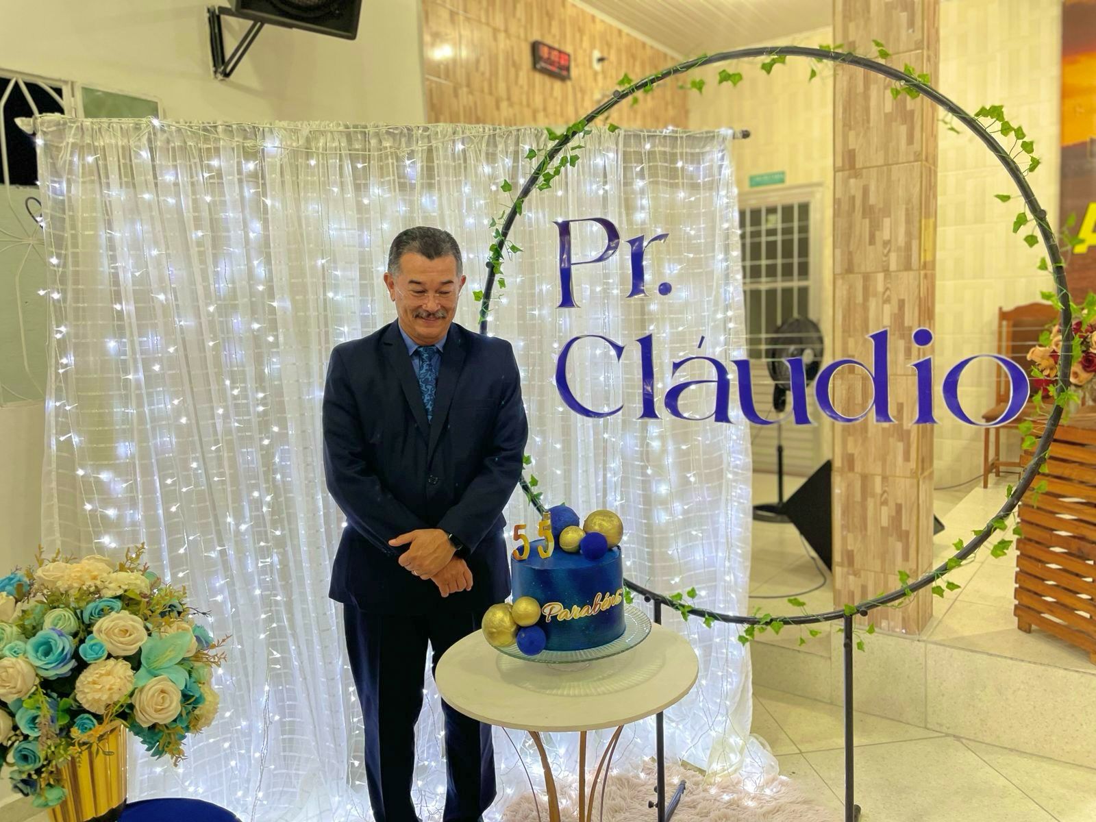 AD Chã do Pilar celebra os 55 anos do pastor Cláudio Lemos – Imagem: Silmara Dantas/ADCOM