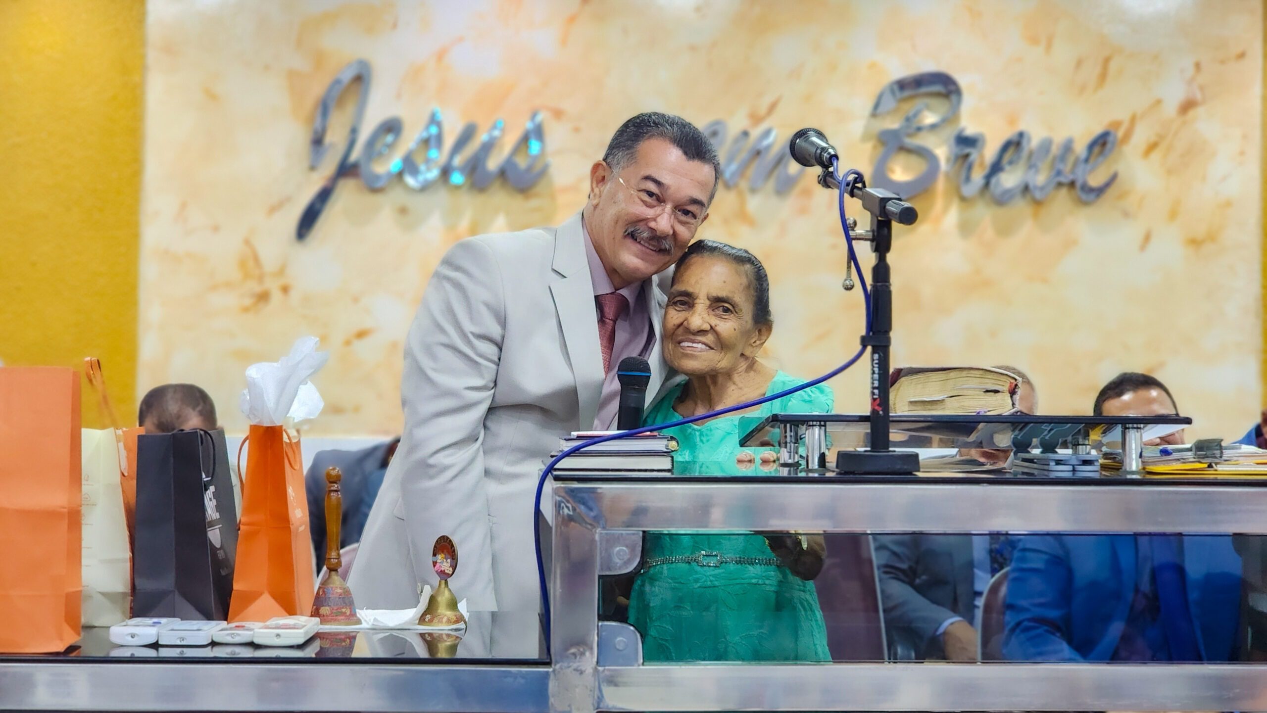 AD Chã do Pilar celebra os 55 anos do pastor Cláudio Lemos – Imagem: Ruan Lourenço/ADCOM