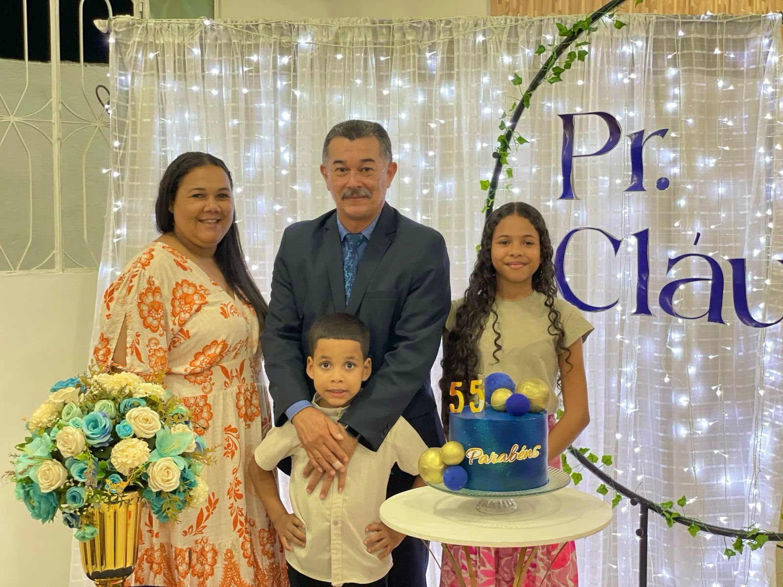 AD Chã do Pilar celebra os 55 anos do pastor Cláudio Lemos – Imagem: Silmara Dantas/ADCOM