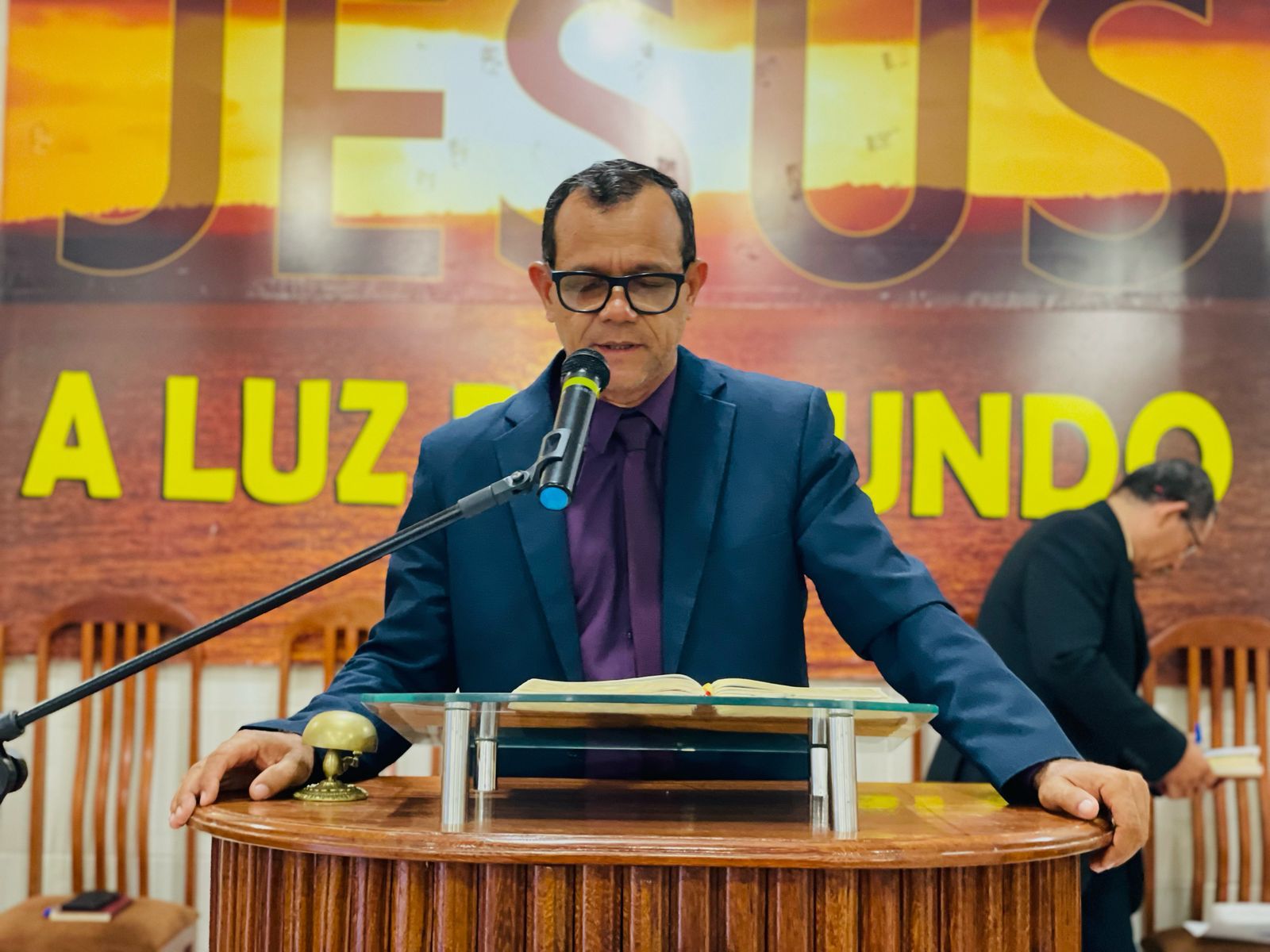 AD Chã do Pilar celebra os 55 anos do pastor Cláudio Lemos – Imagem: Silmara Dantas/ADCOM