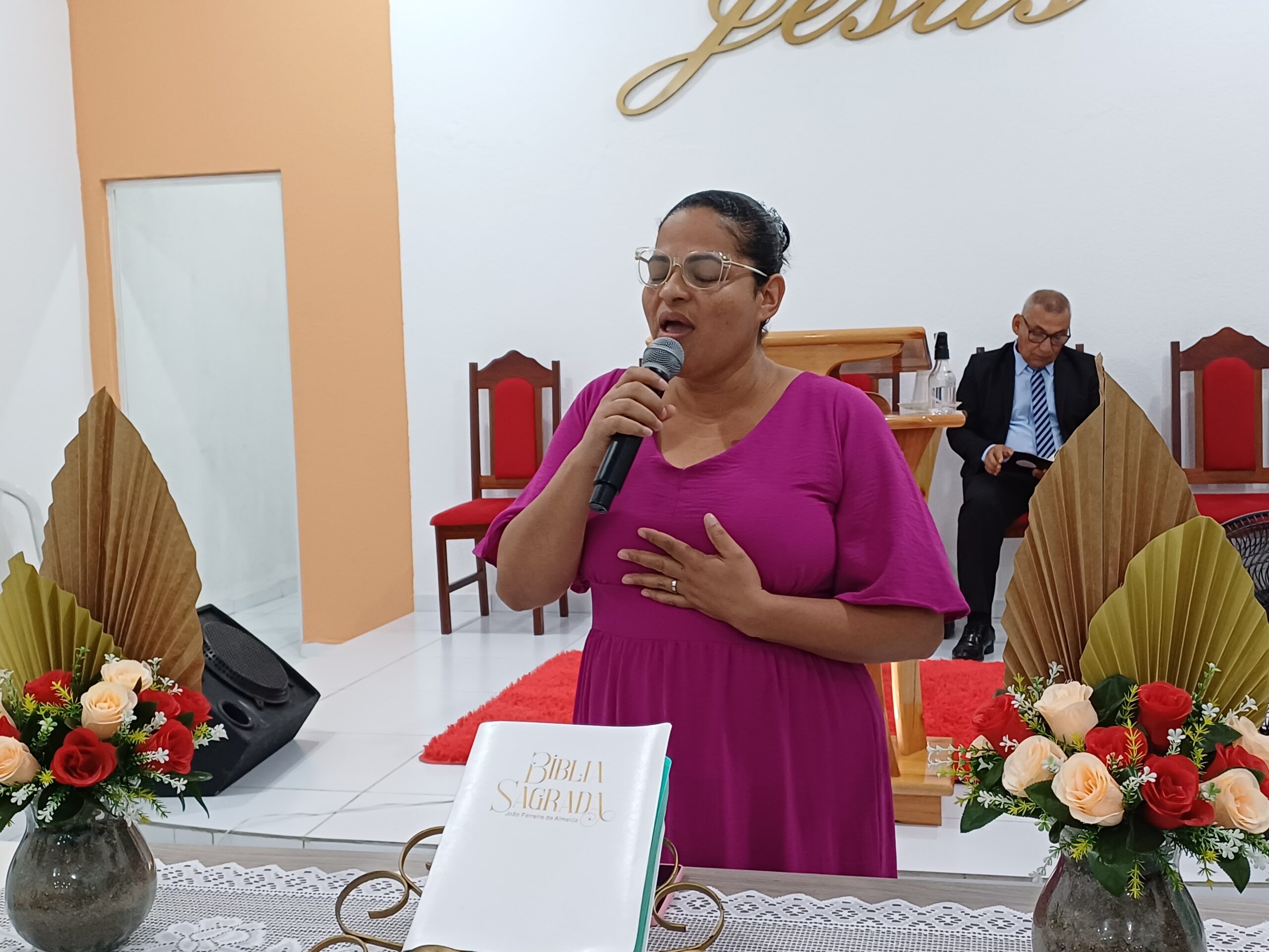 Congregação Imburi celebra os 55 anos do pastor Cláudio Lemos – Imagem: Eduarda dos Santos/ADCOM