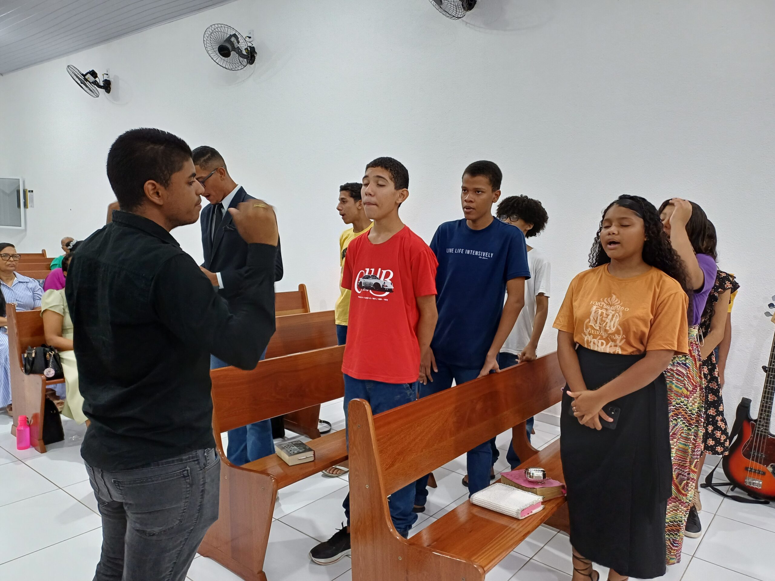 Congregação Imburi celebra os 55 anos do pastor Cláudio Lemos – Imagem: Eduarda dos Santos/ADCOM