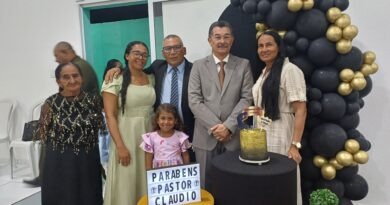 Congregação Imburi celebra os 55 anos do pastor Cláudio Lemos – Imagem: Eduarda dos Santos/ADCOM