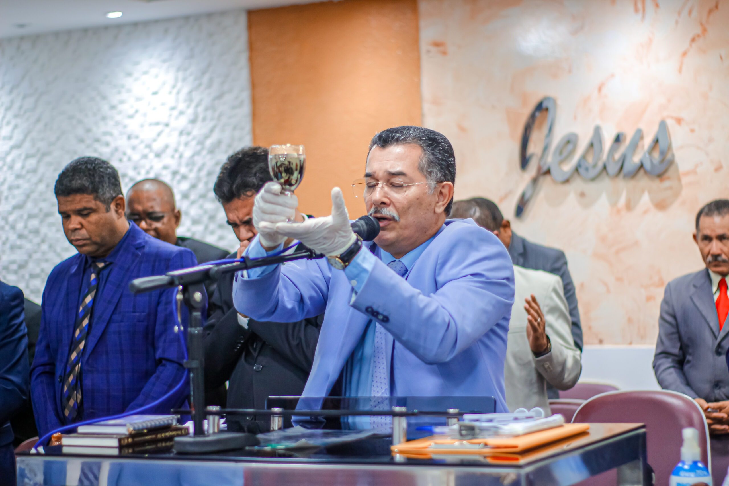 Assembleia de Deus em Chã do Pilar realiza o culto de Santa Ceia do mês de março - Imagem: Anderson Siqueira/ADCOM