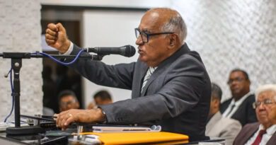 Pastor Pedro Idalino ministra na Santa Ceia de junho da AD Chã do Pilar – Imagem: Anderson Siqueira/ADCOM